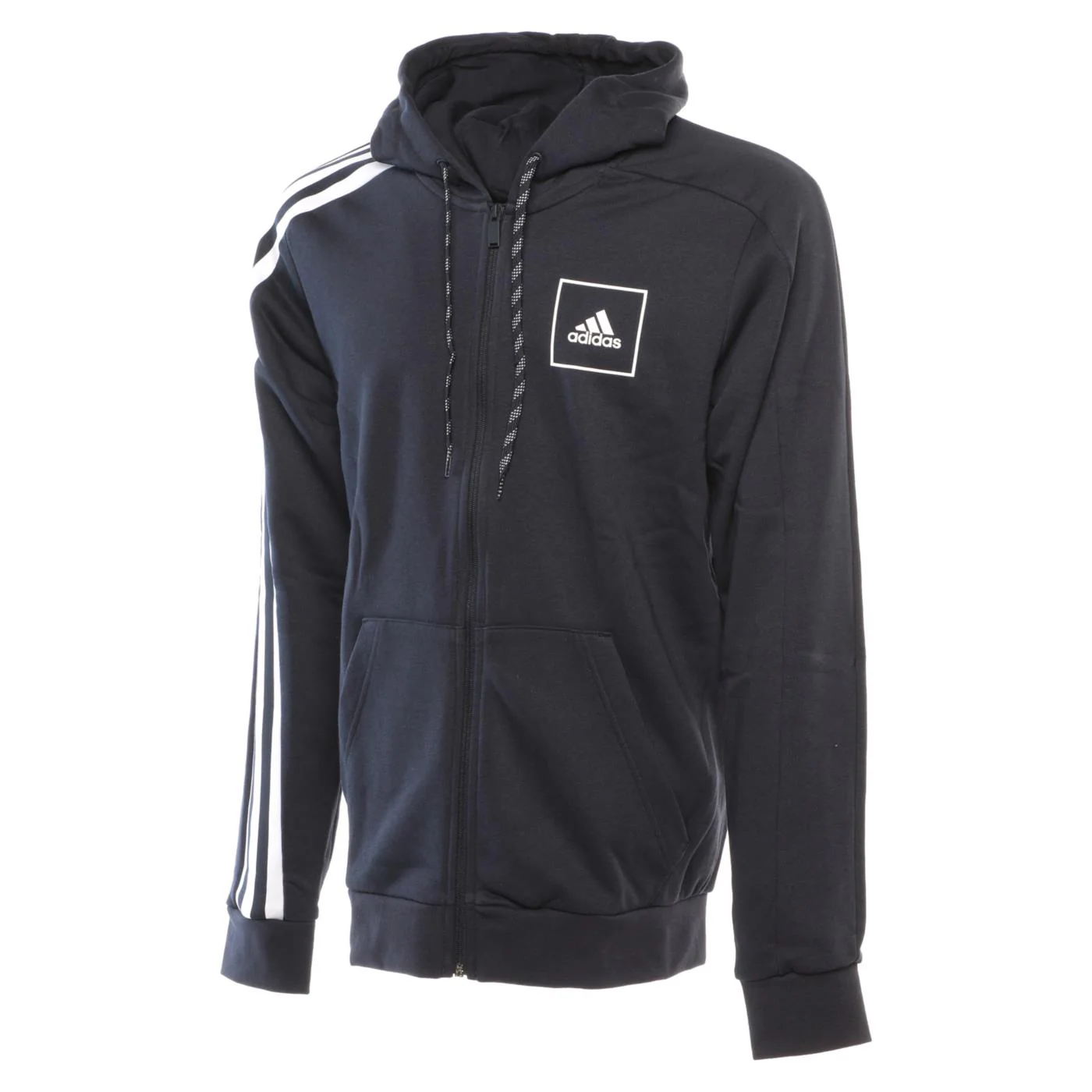 ADIDAS 3S TAPE FULL ZIP HOODIE - Image 2
