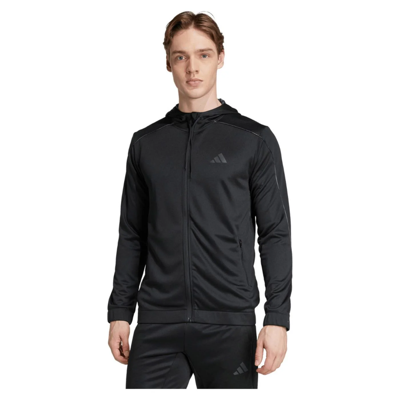 ADIDAS FULL ZIP TRAINING HOODIE - Image 2