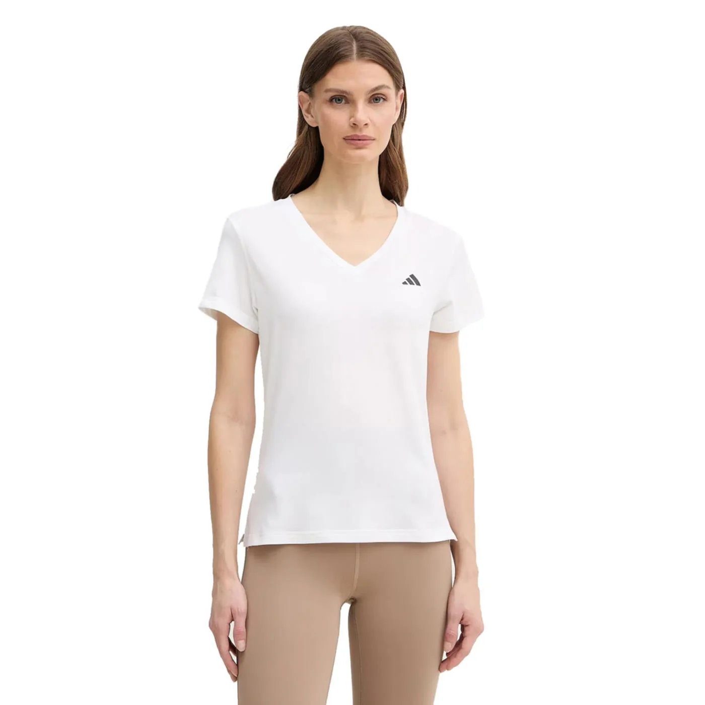 ADIDAS WORKOUT V NECK WOMAN TEE - Image 2