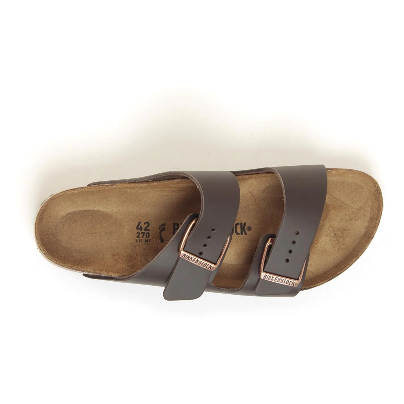 BIRKENSTOCK ARIZONA DARK BROWN LTHR - Image 3