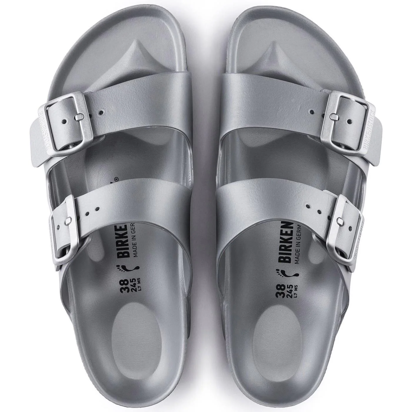 BIRKENSTOCK ARIZONA EVA METAL SILVER - Image 3