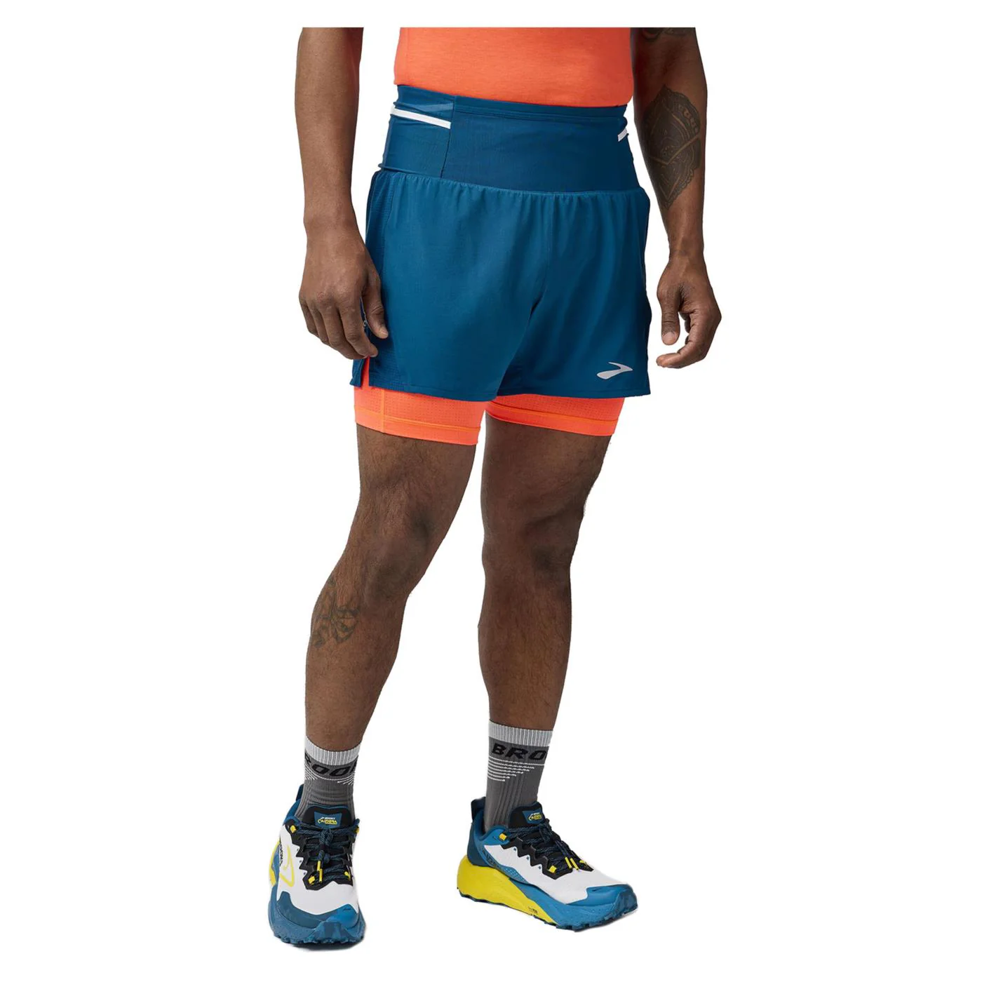 BROOKS HIGH POINT 5 2IN1 SHORT - Image 2