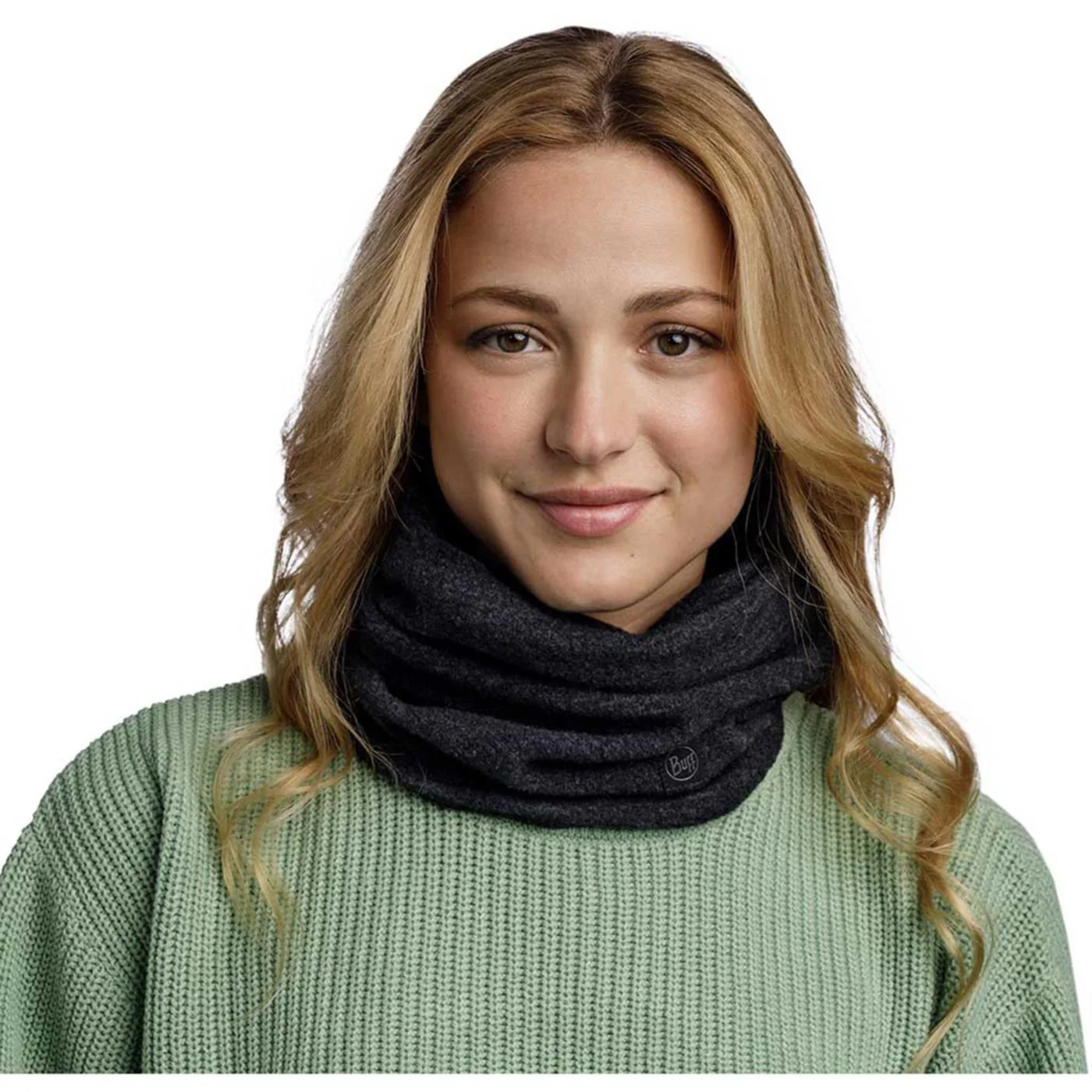 BUFF MERINO FLEECE BLACK - Image 2