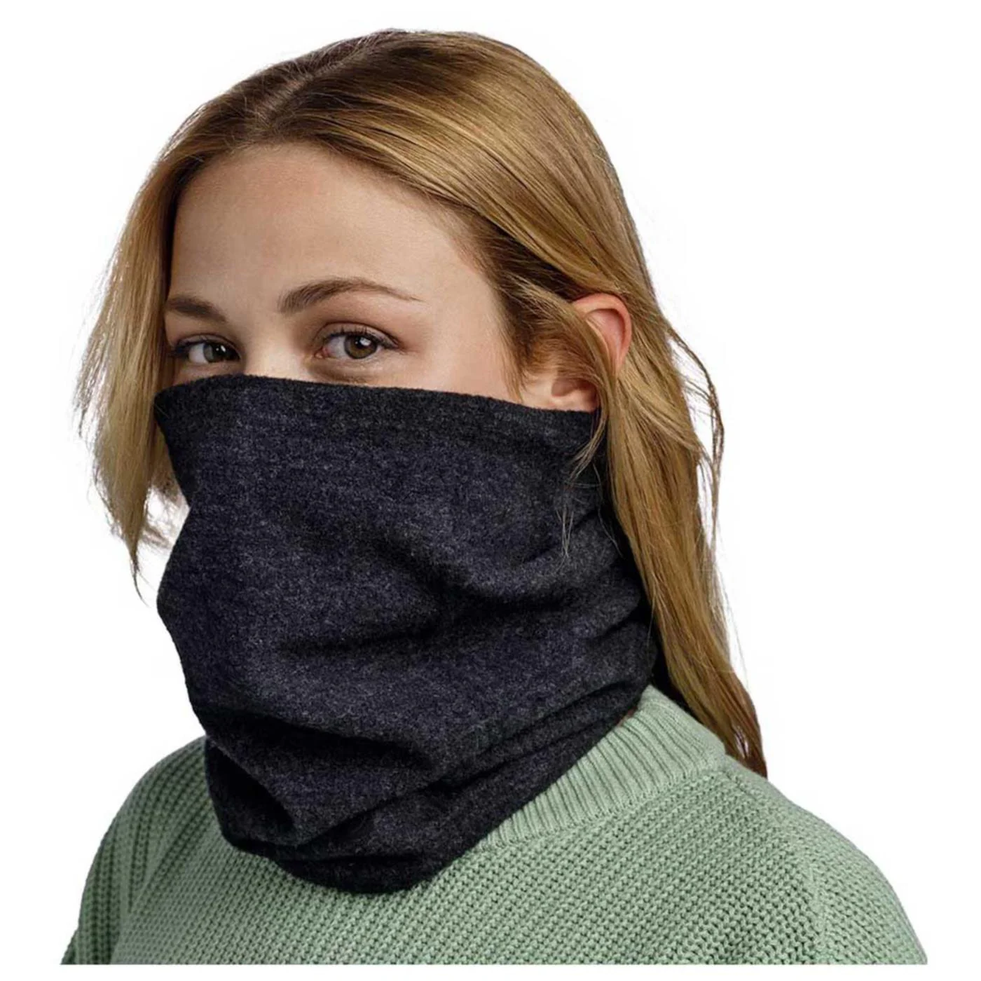 BUFF MERINO FLEECE BLACK - Image 3