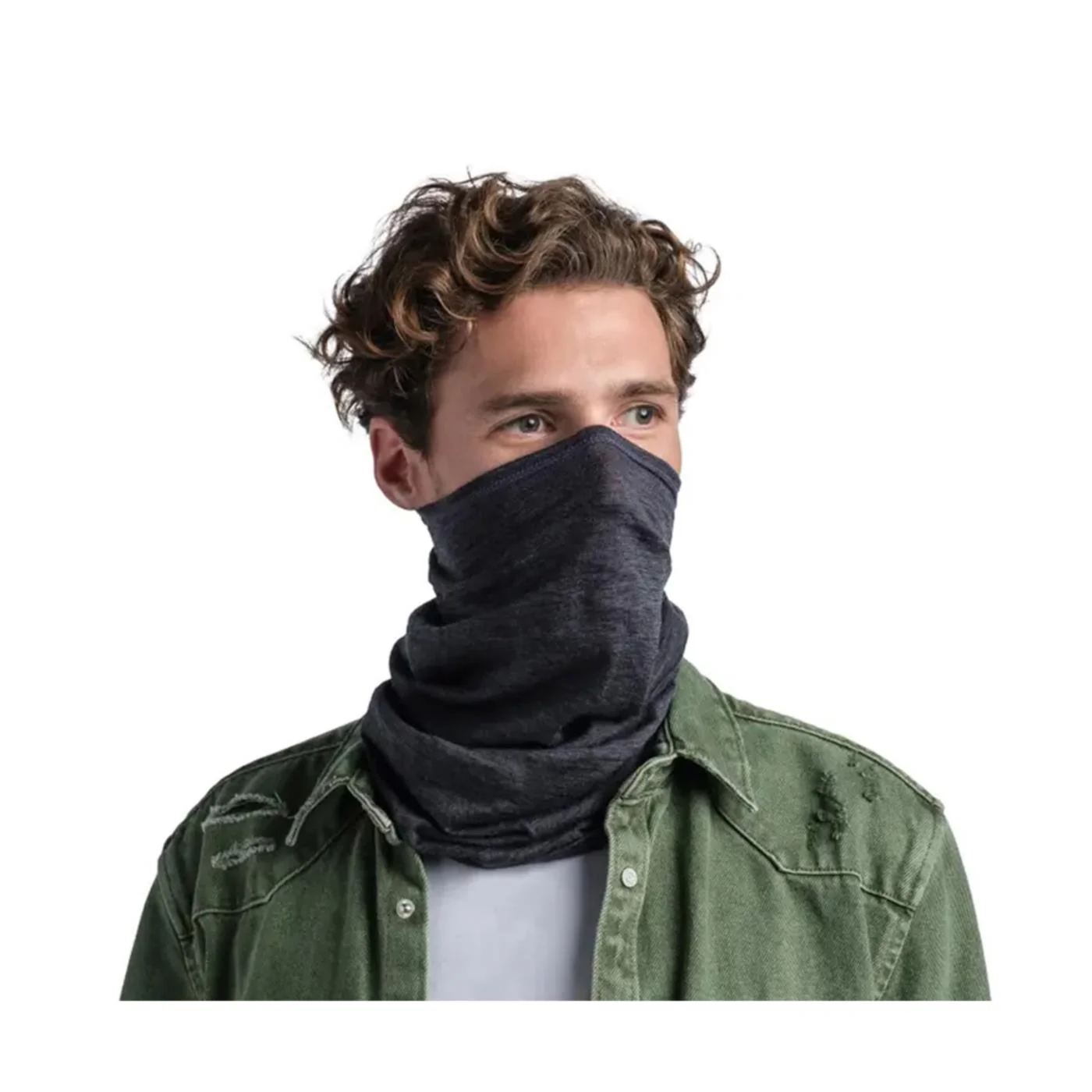 BUFF MERINO LIGHTWEIGHT GREY - Image 2