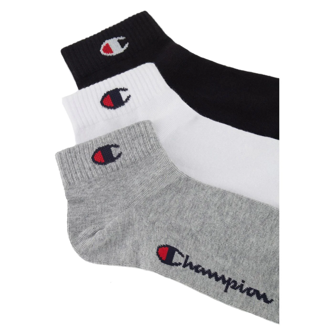 CHAMPION 3PK QUARTER SOCKS - Image 2