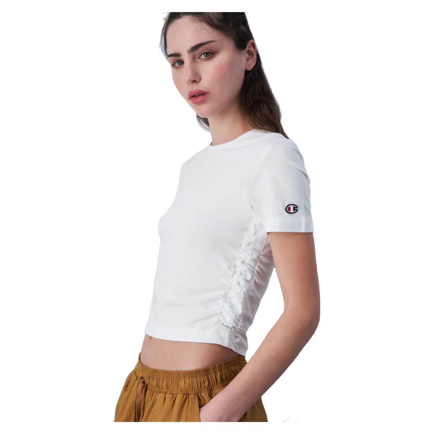 CHAMPION CREWNECK CROPTOP T-SHIRT - Image 2