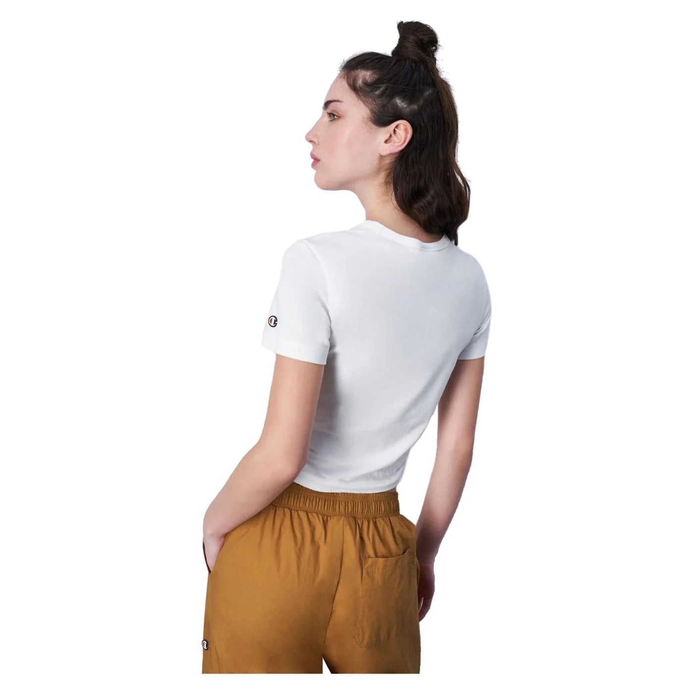 CHAMPION CREWNECK CROPTOP T-SHIRT - Image 3