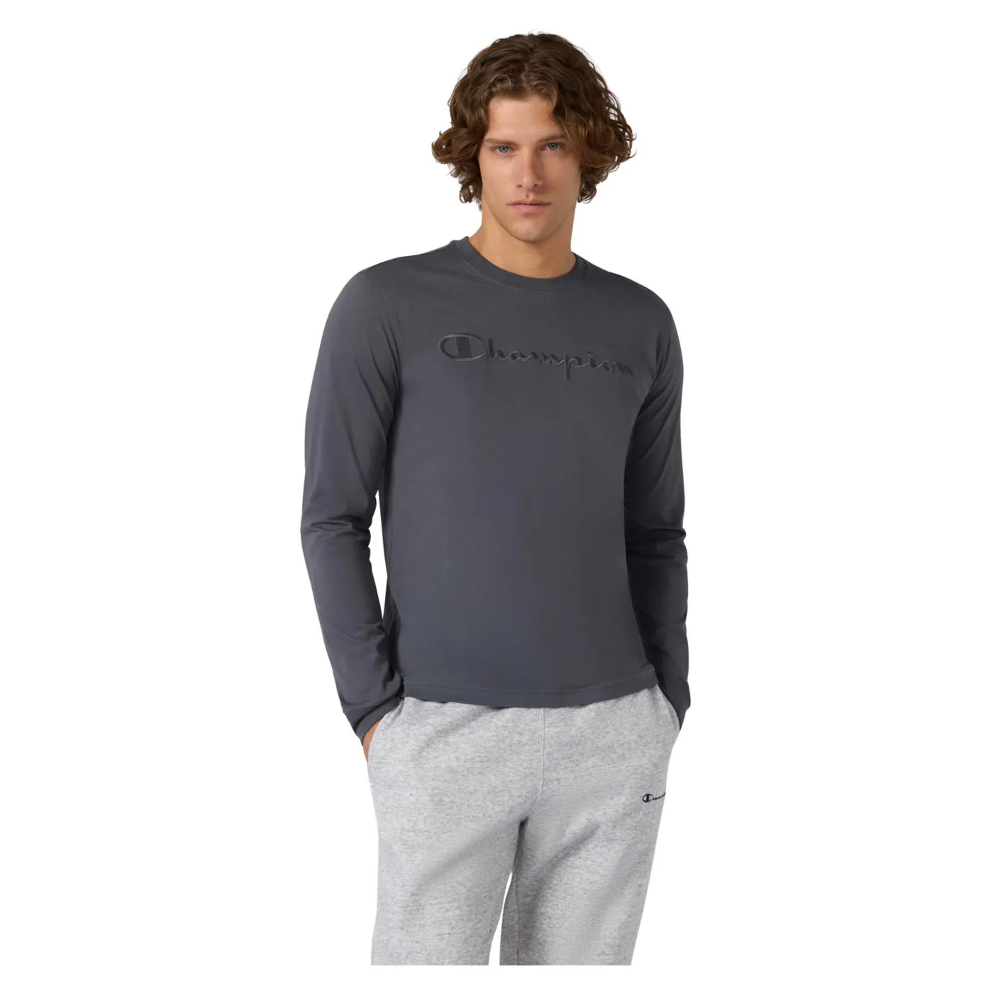 CHAMPION CREWNECK LONG SLEEVE TEE - Image 2