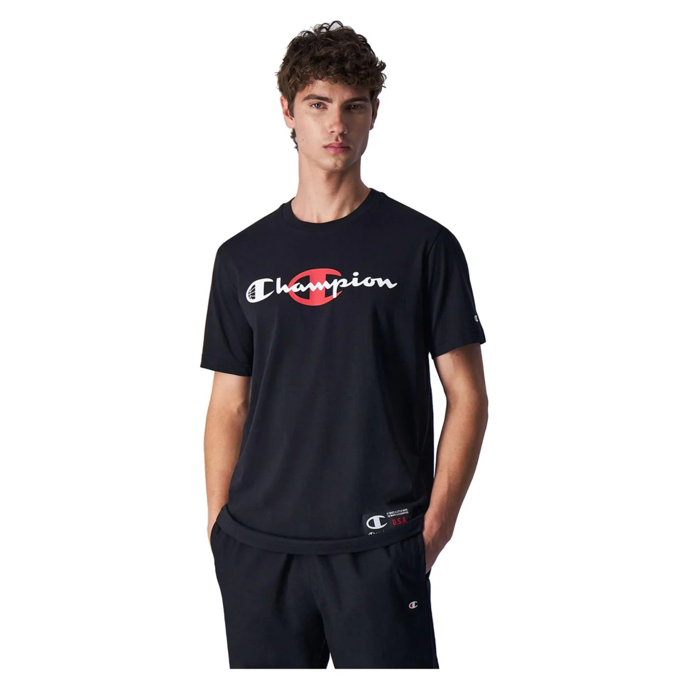 CHAMPION CREWNECK T-SHIRT - Image 2