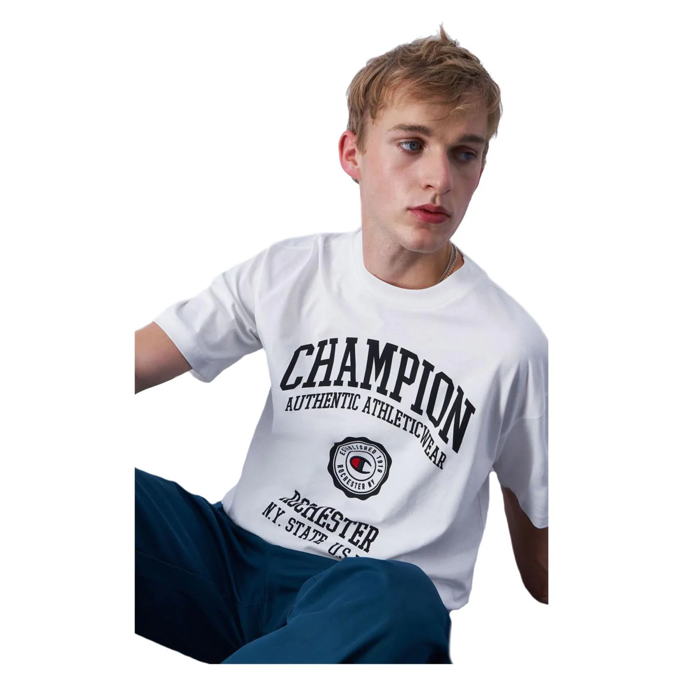 CHAMPION CREWNECK T-SHIRT - Image 2