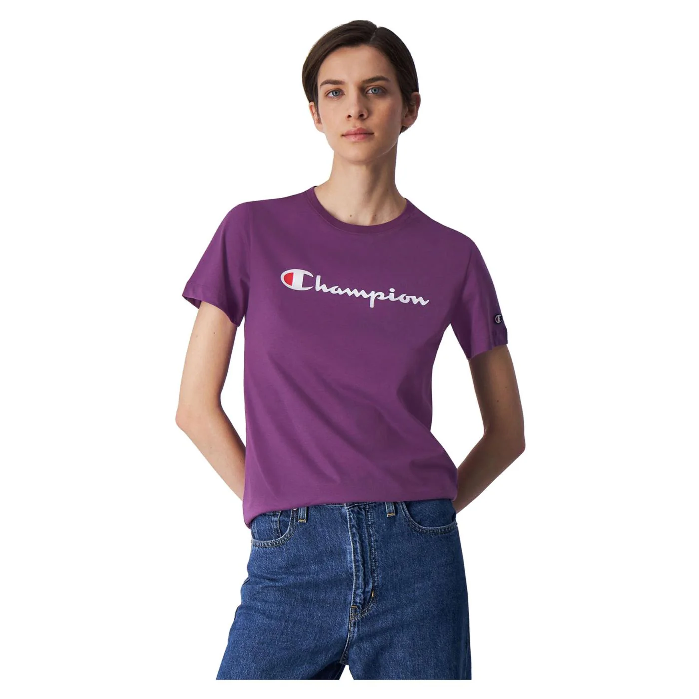 CHAMPION CREWNECK T-SHIRT - Image 2