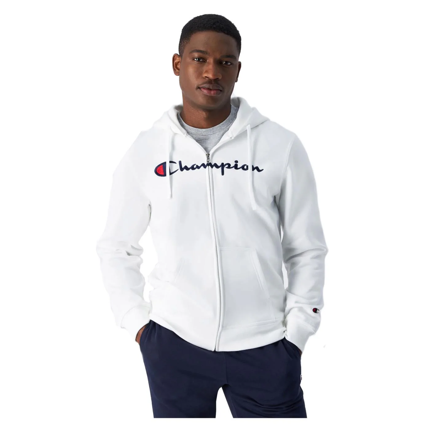 CHAMPION FELPA FULL ZIP CAPPUCCIO - Image 2