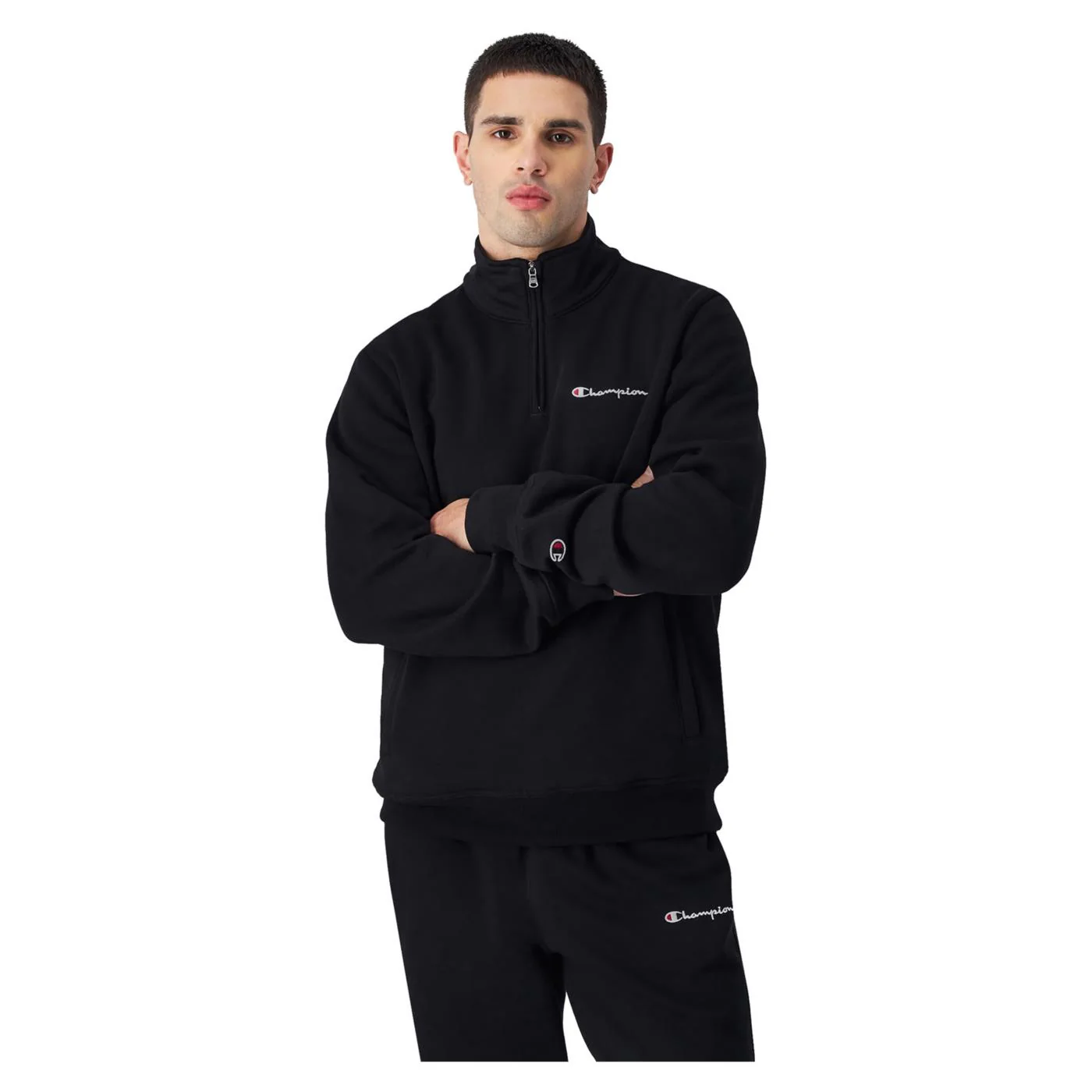 CHAMPION HALF ZIP SWEATSHIRT - Image 2