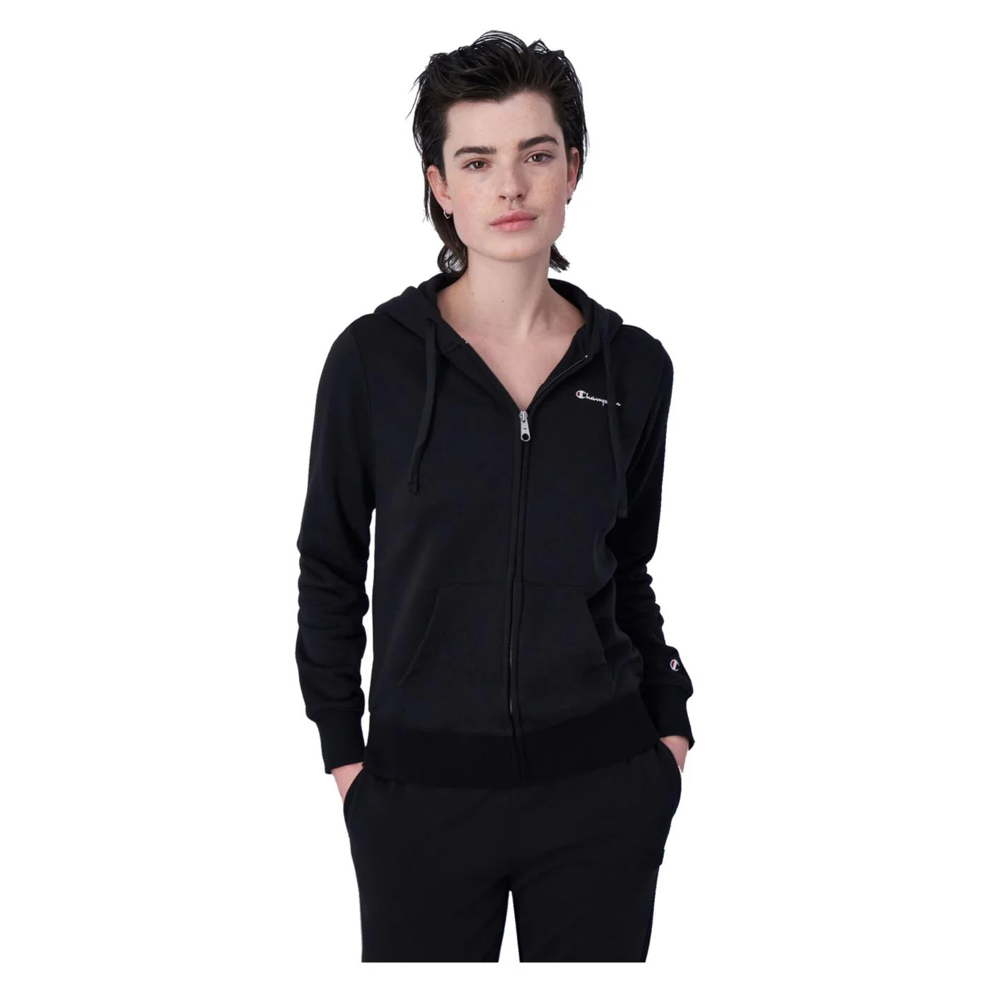 CHAMPION HOODED FULL ZIP SWEATSHIR - Image 2