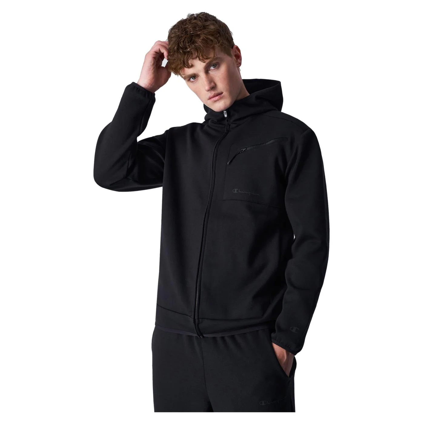 CHAMPION HOODED FULL ZIP SWEATSHIR - Image 2