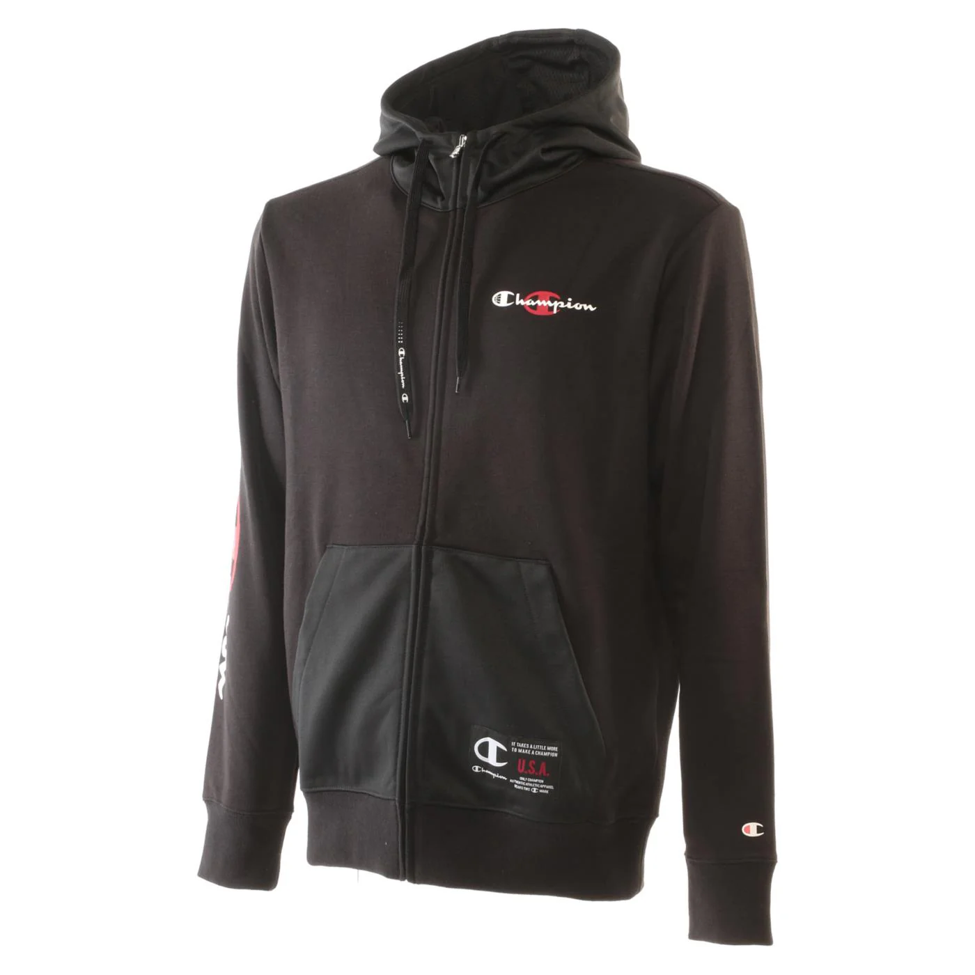 CHAMPION HOODED FULL ZIP SWEATSHIR - Image 2