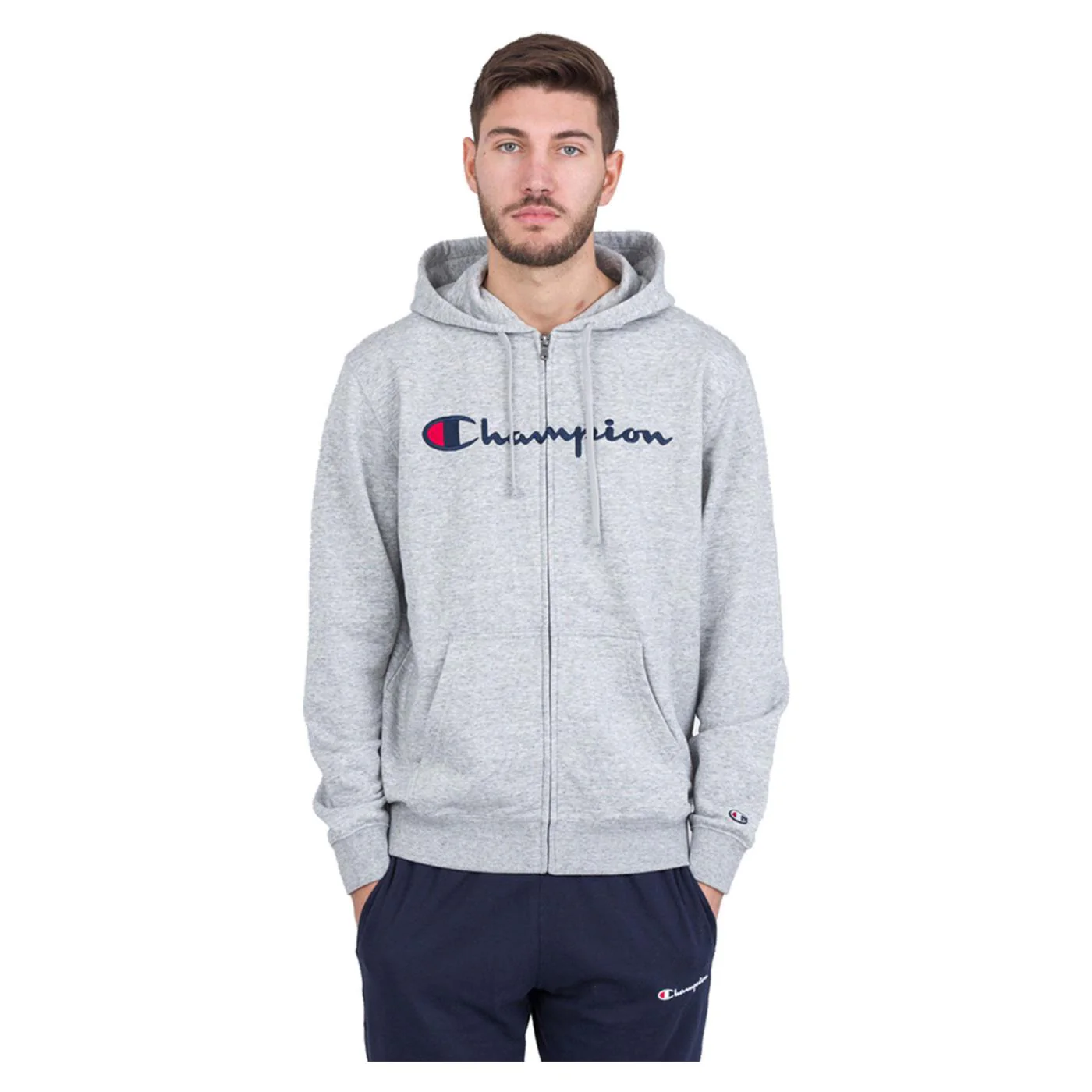 CHAMPION HOODED FZ SWEATSHIRT - Image 2