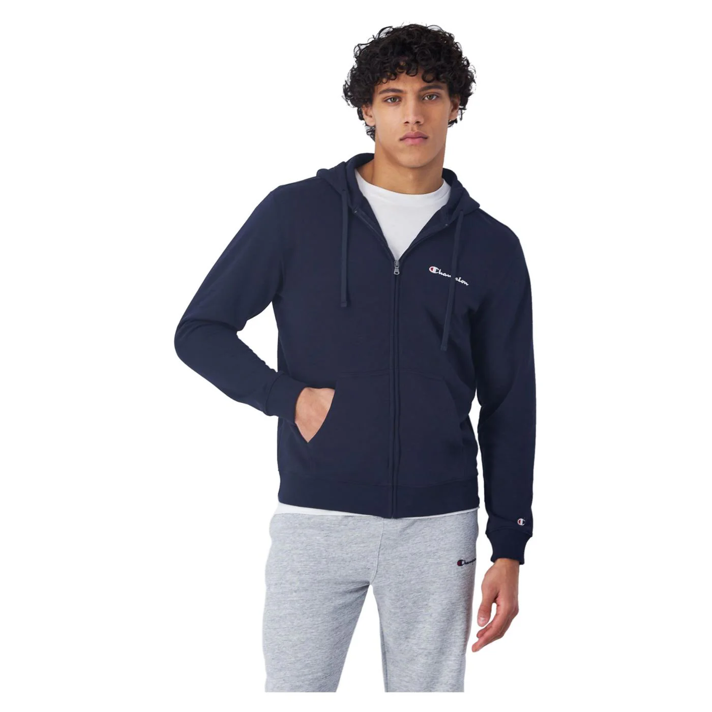CHAMPION HOODED FZ SWEATSHIRT - Image 2