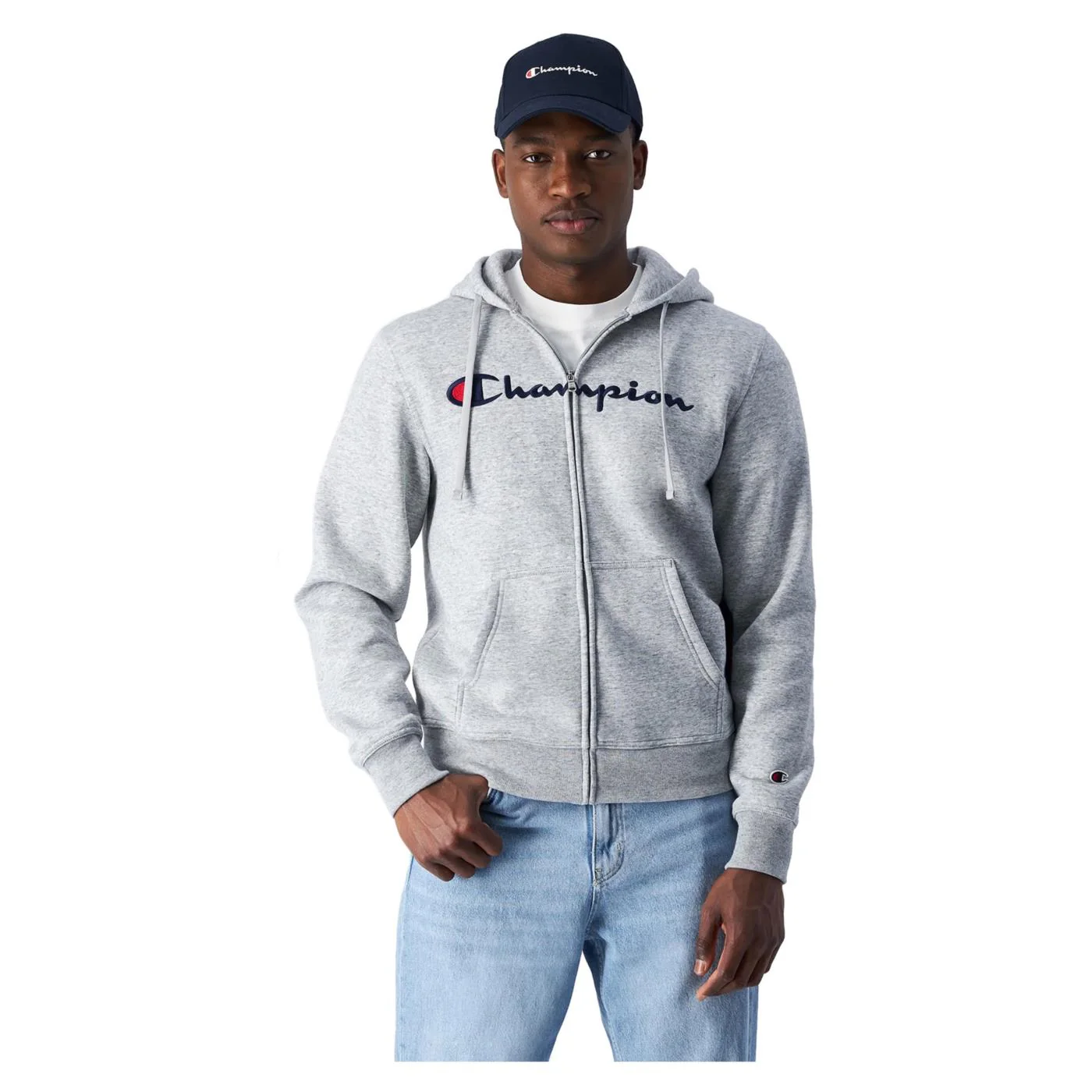CHAMPION HOODED FZ SWEATSHIRT - Image 2