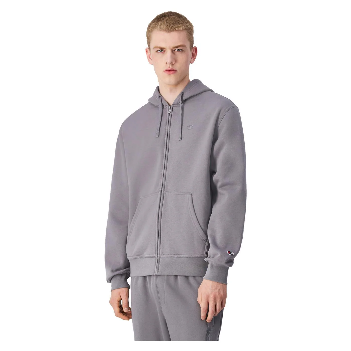 CHAMPION HOODED FZ SWEATSHIRT - Image 2