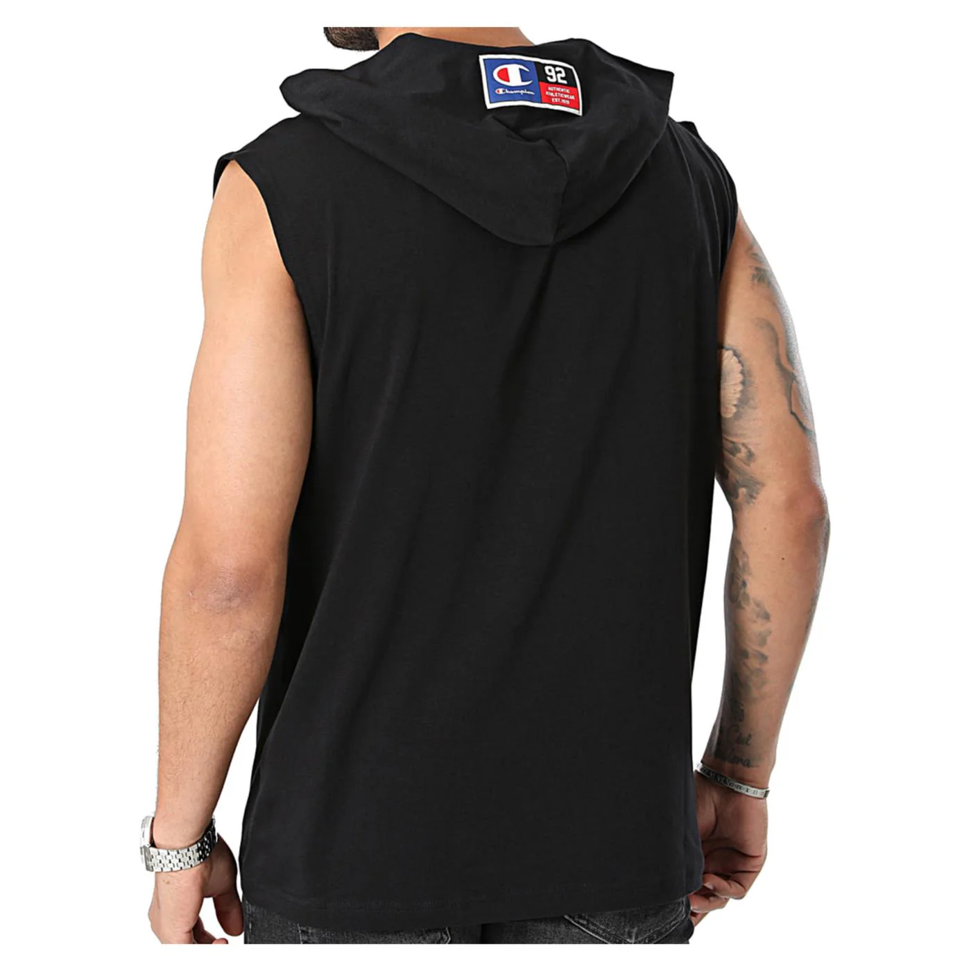 CHAMPION SLEEVELESS HOODED T-SHIRT - Image 3