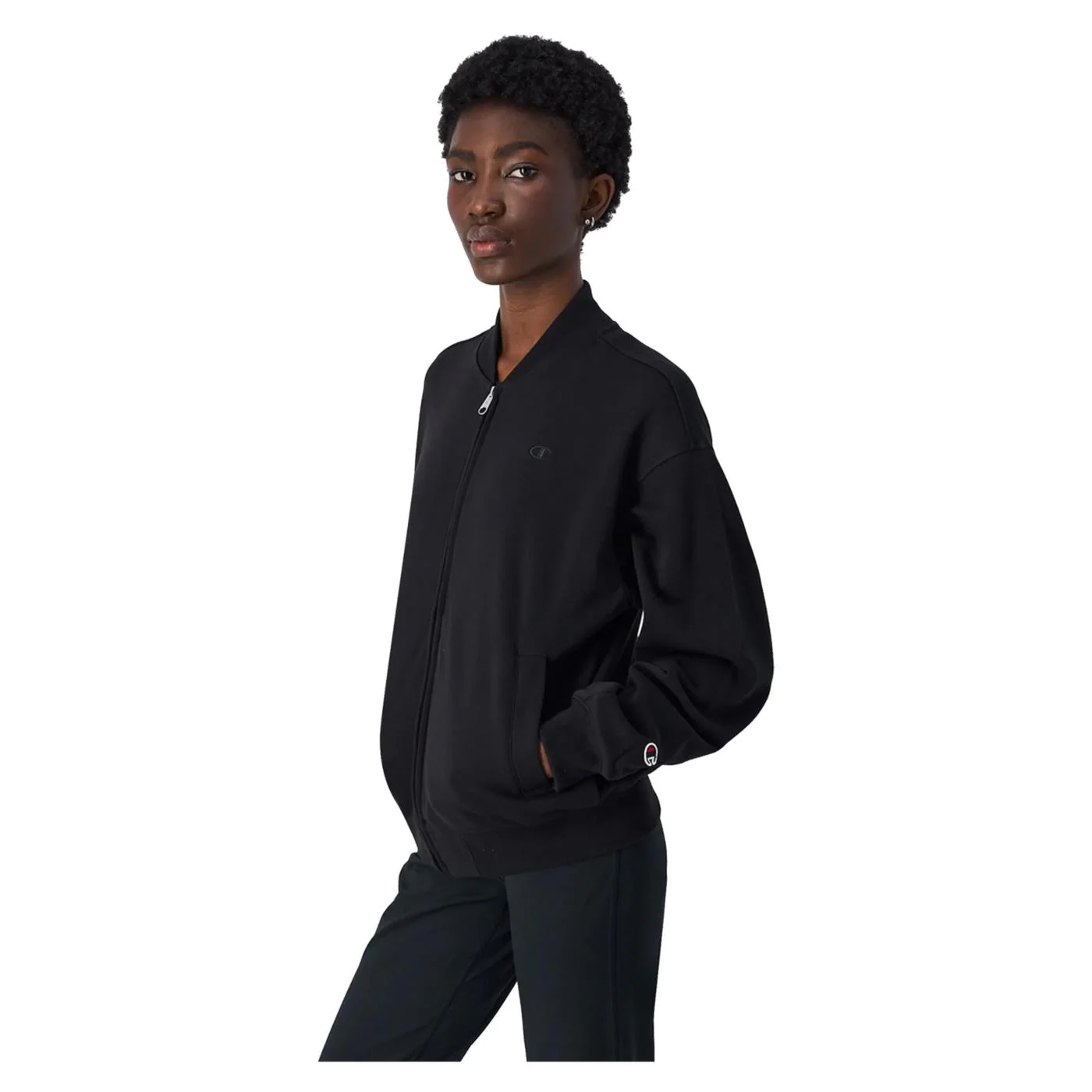 CHAMPION W BOMBER SWEATSHIRT - Image 2