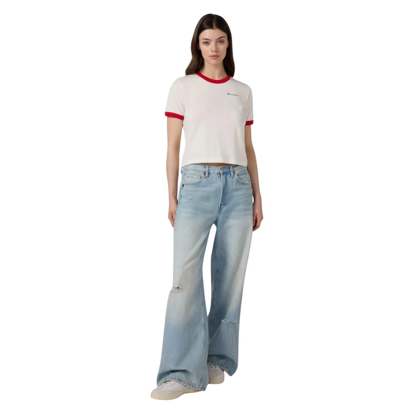 CHAMPION W CREWNECK CROPTOP TEE - Image 4