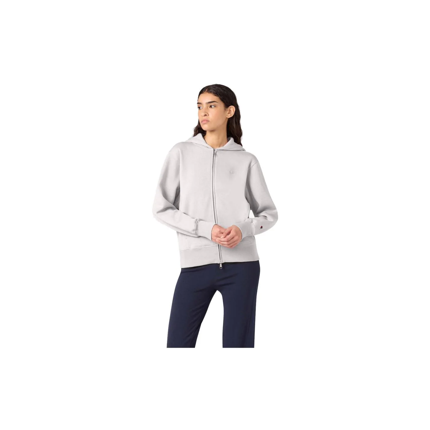CHAMPION W FZ HOODIE SWEATSHIRT - Image 2
