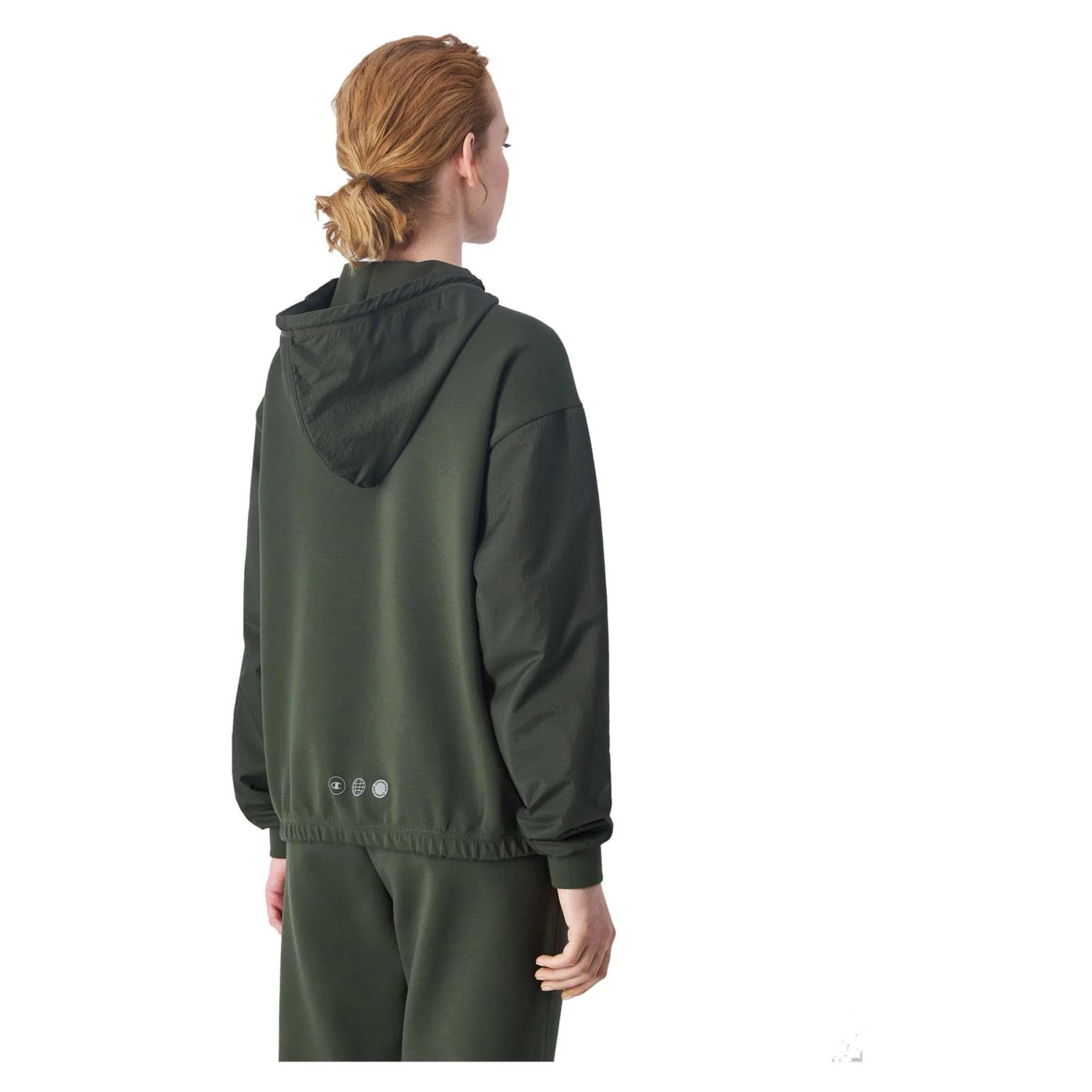 CHAMPION W HOODED FZ SWEATSHIRT - Image 3