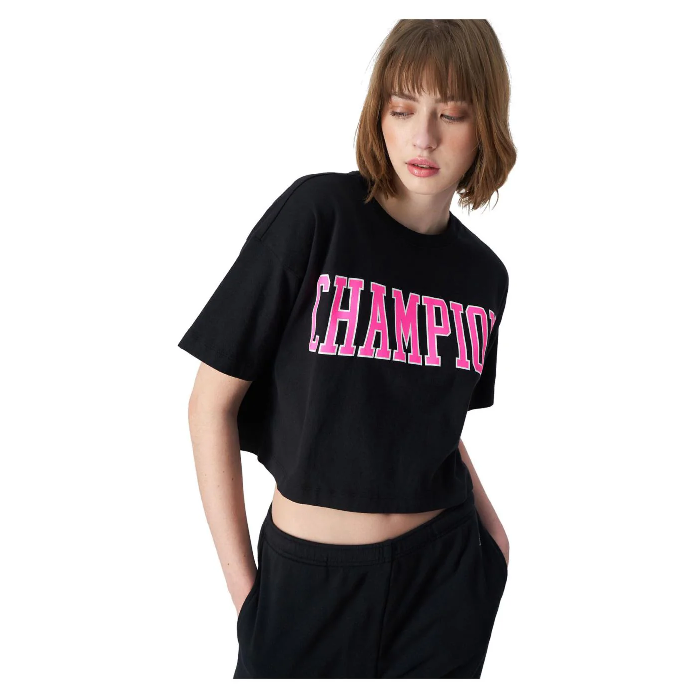 CHAMPION WOMAN CREWNECK T-SHIRT - Image 2