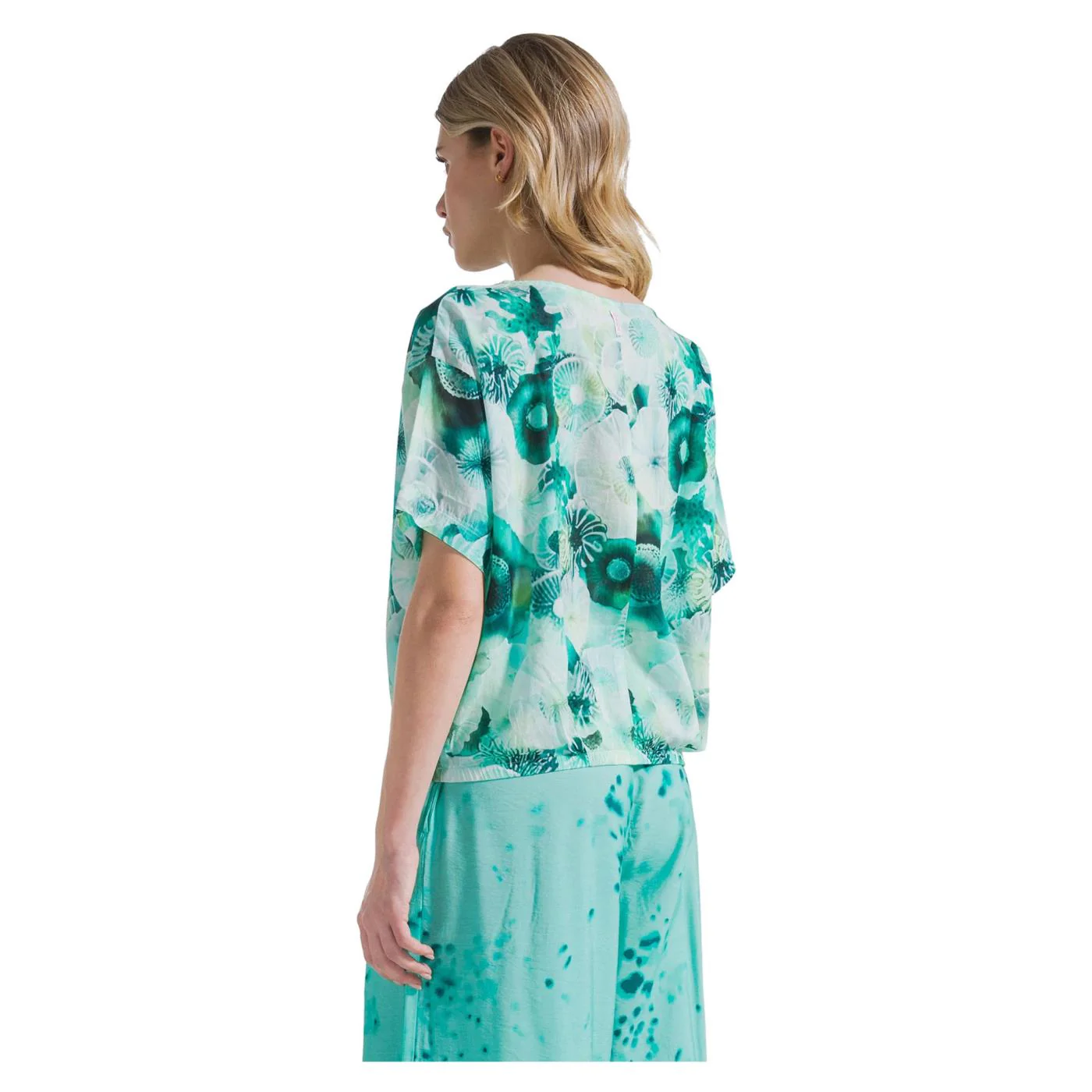 DEHA BLUSA IN MUSSOLA ALLOVER - Image 2