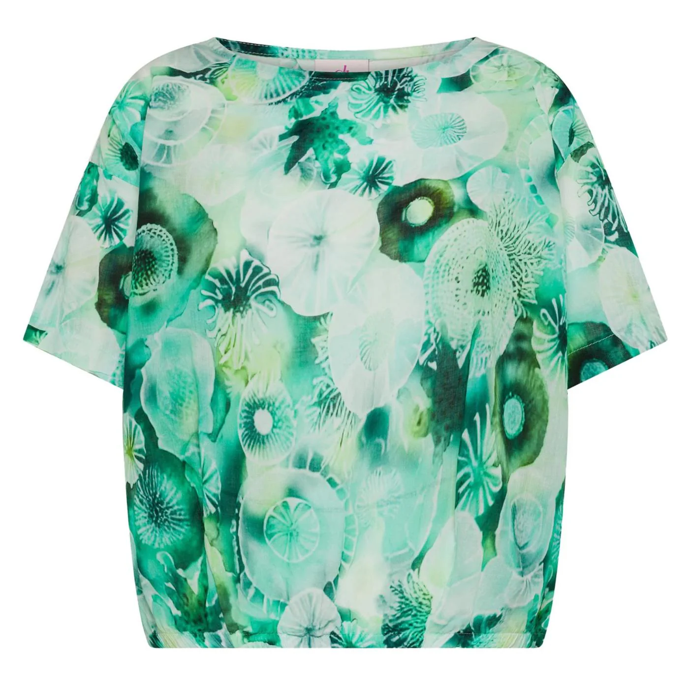 DEHA BLUSA IN MUSSOLA ALLOVER - Image 3