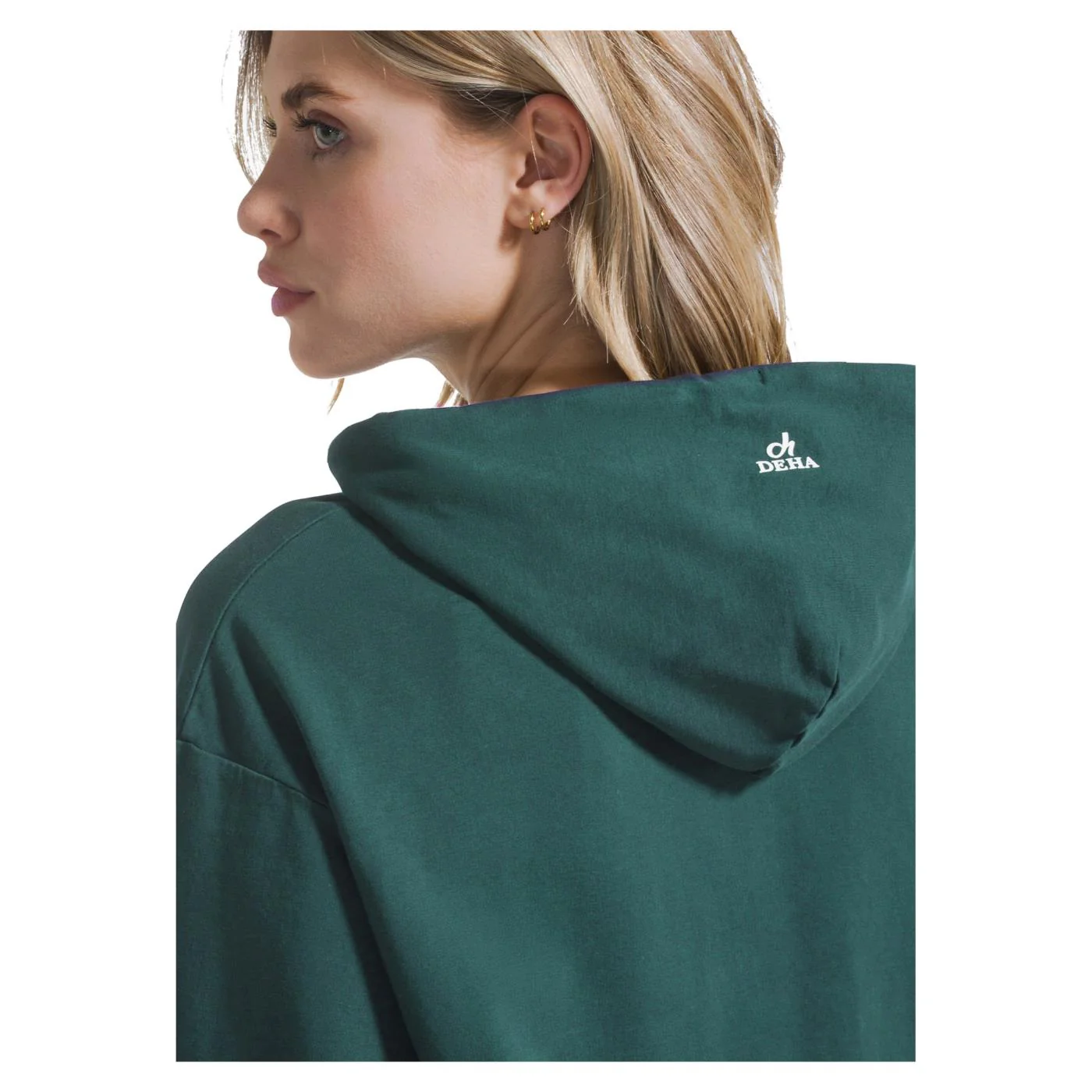 DEHA FELPA ZIP E CAPPUCCIO - Image 3