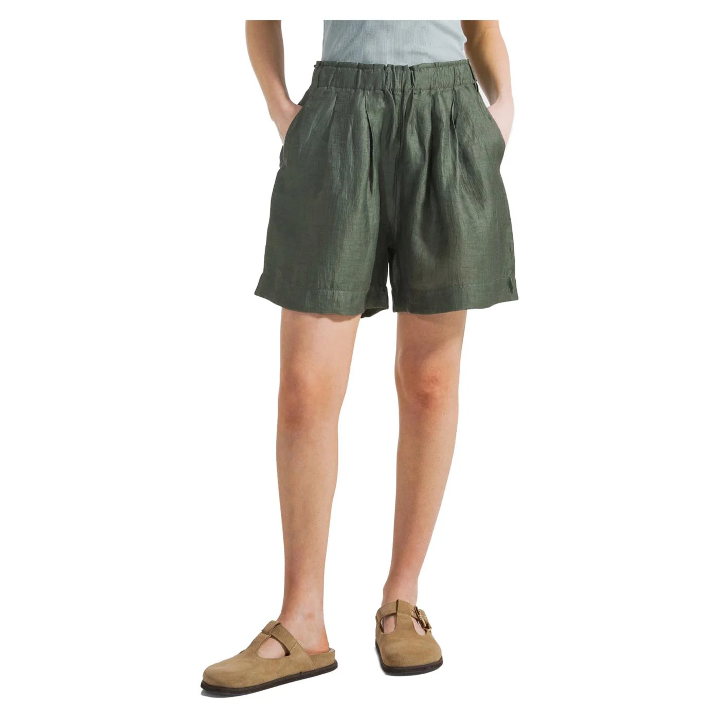 DEHA PANTALONCINI IN LINO - Image 2