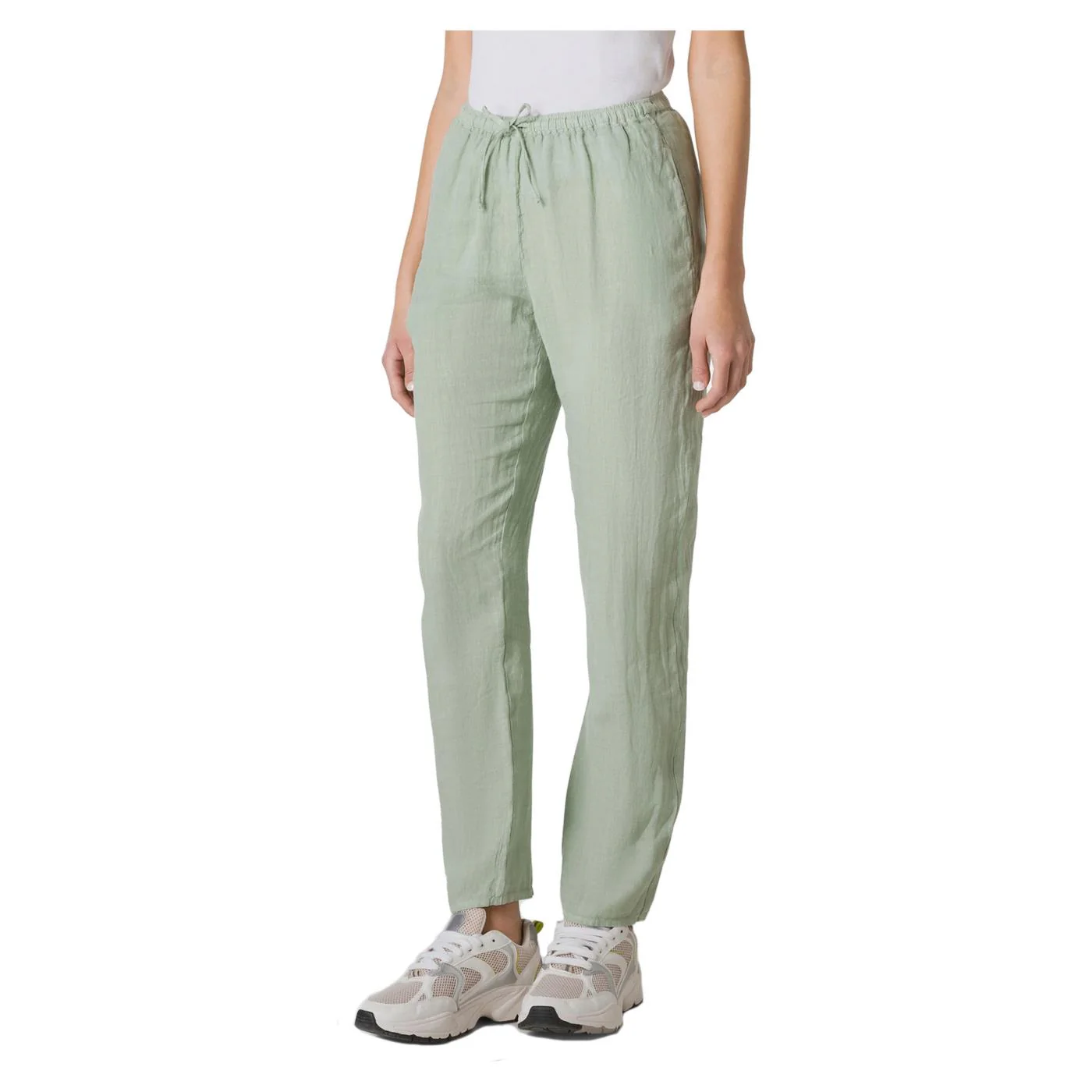 DEHA PANTALONE DRITTO IN LINO - Image 2