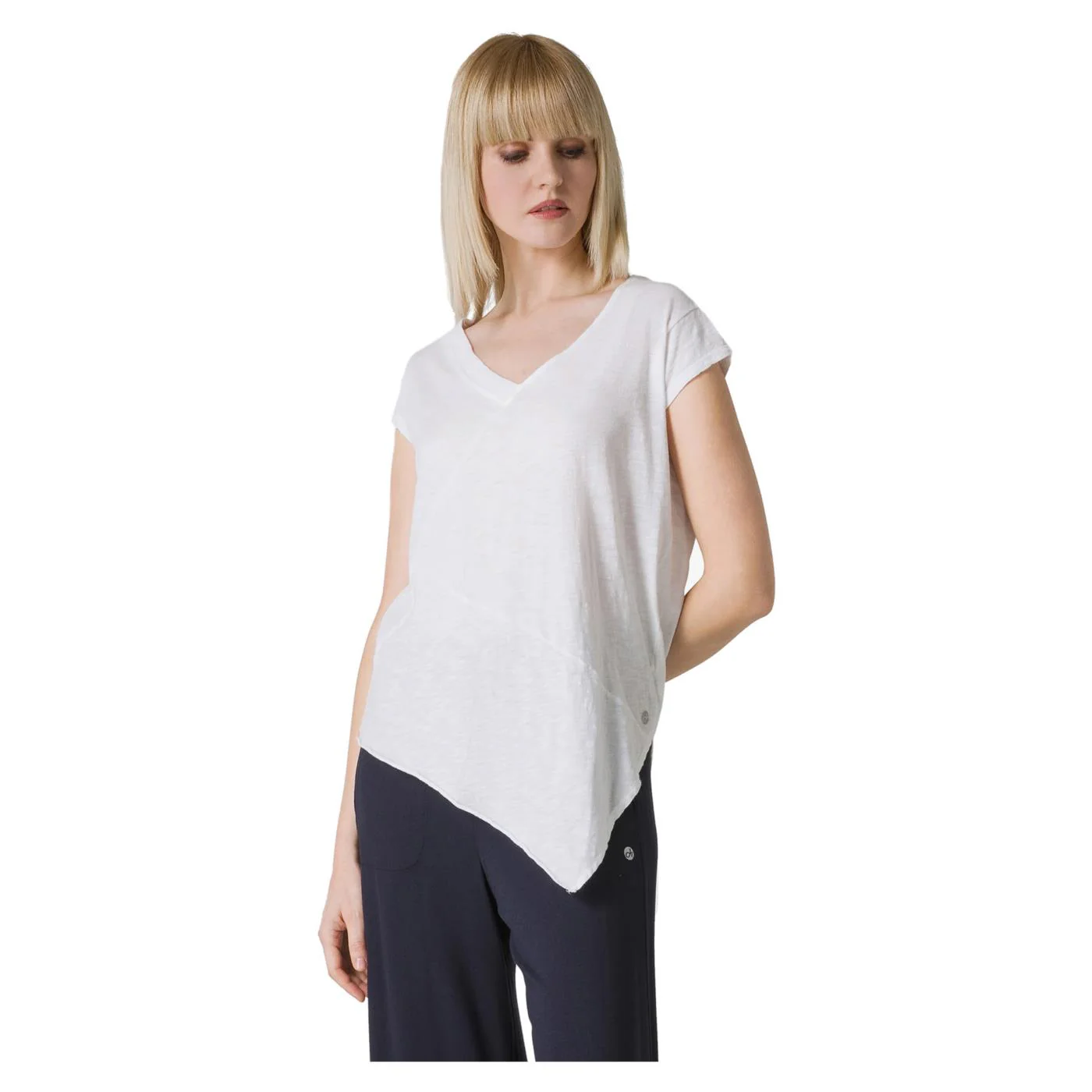 DEHA TEE ASIMMETRICA V-NECK - Image 2