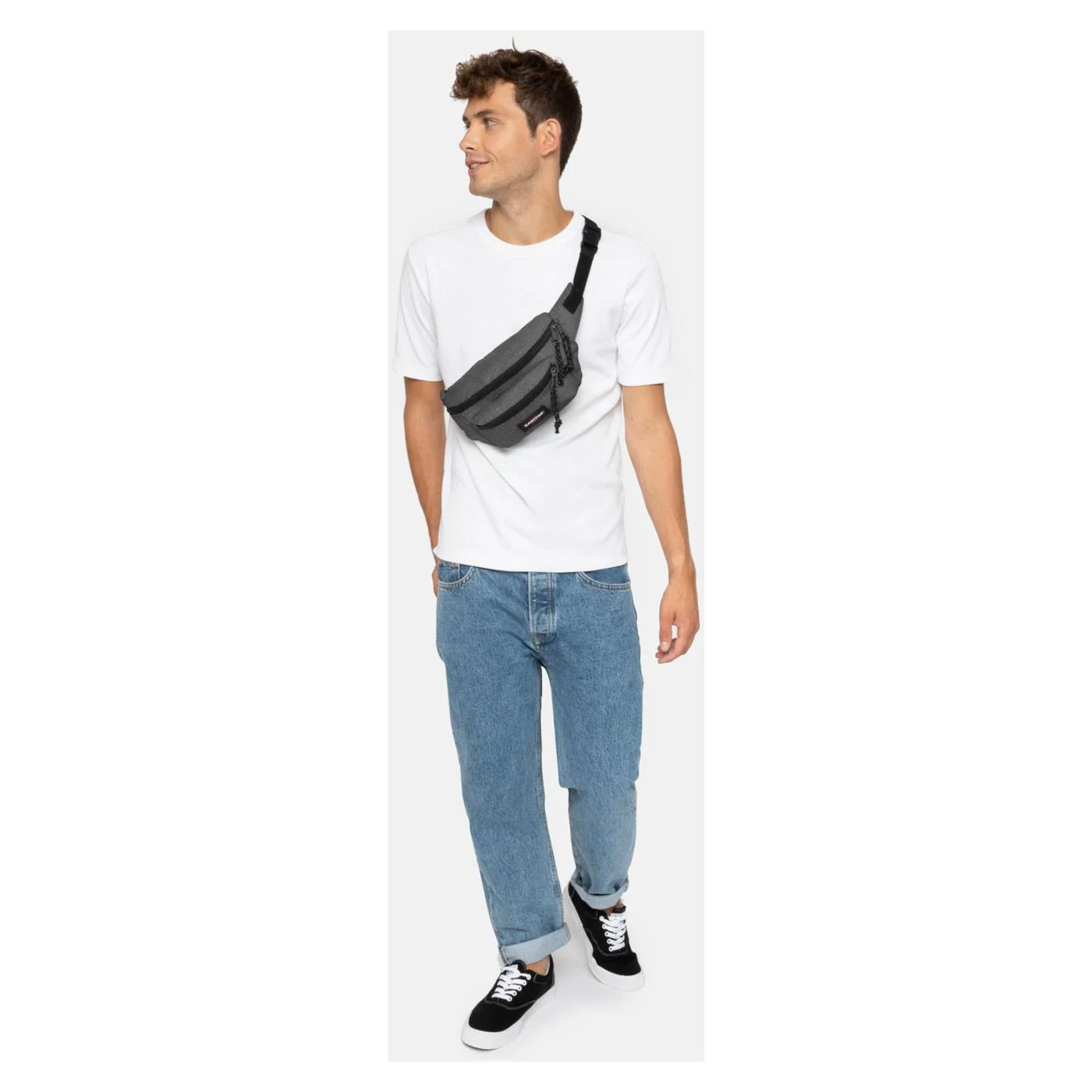 EASTPAK DOGGY BAG BLACK DENIM - Image 6