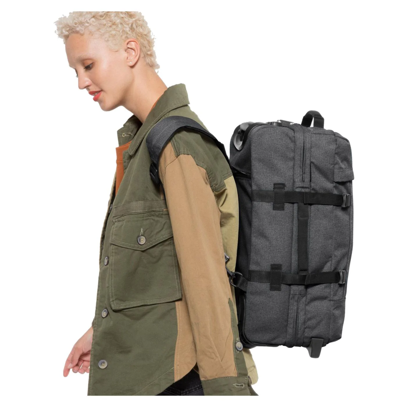 EASTPAK STRAPVERZ S BLACK DENIM - Image 5