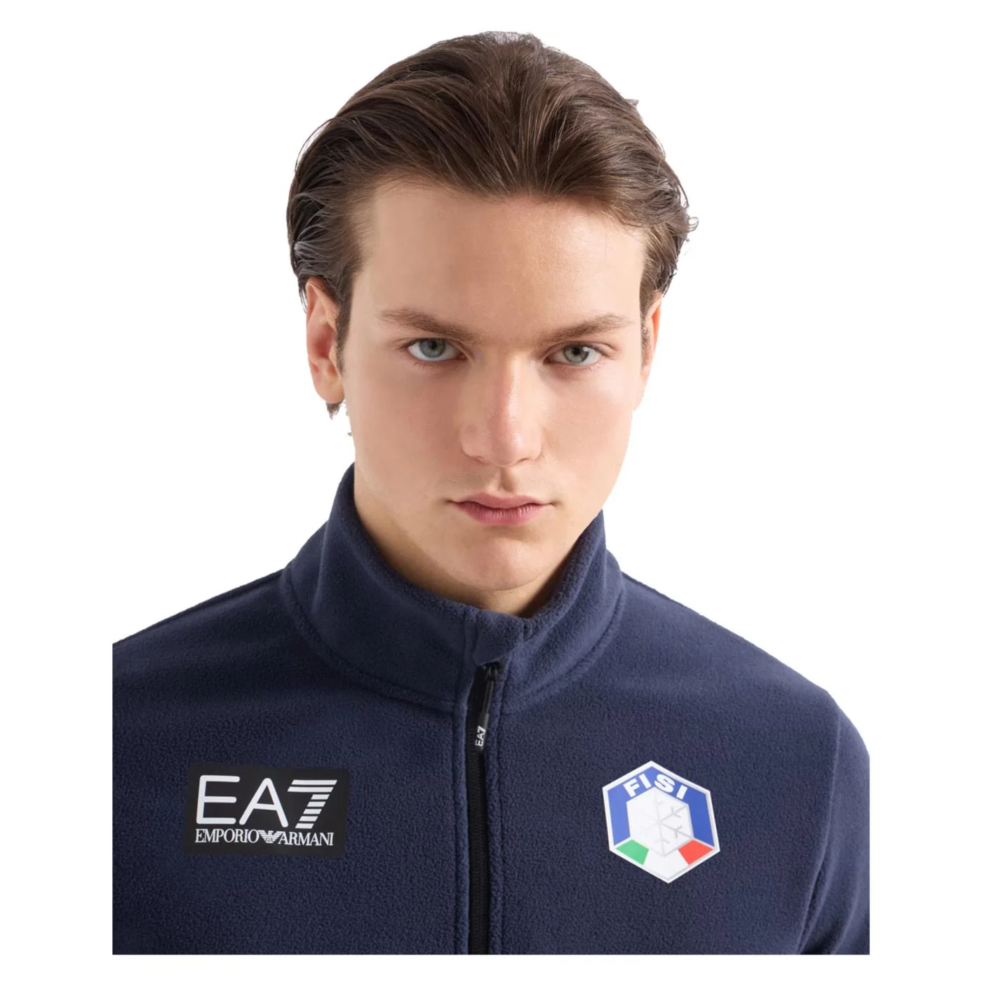 EMPORIO ARMANI 7 EA7 FISI SKI PILE HALF ZIP - Image 4