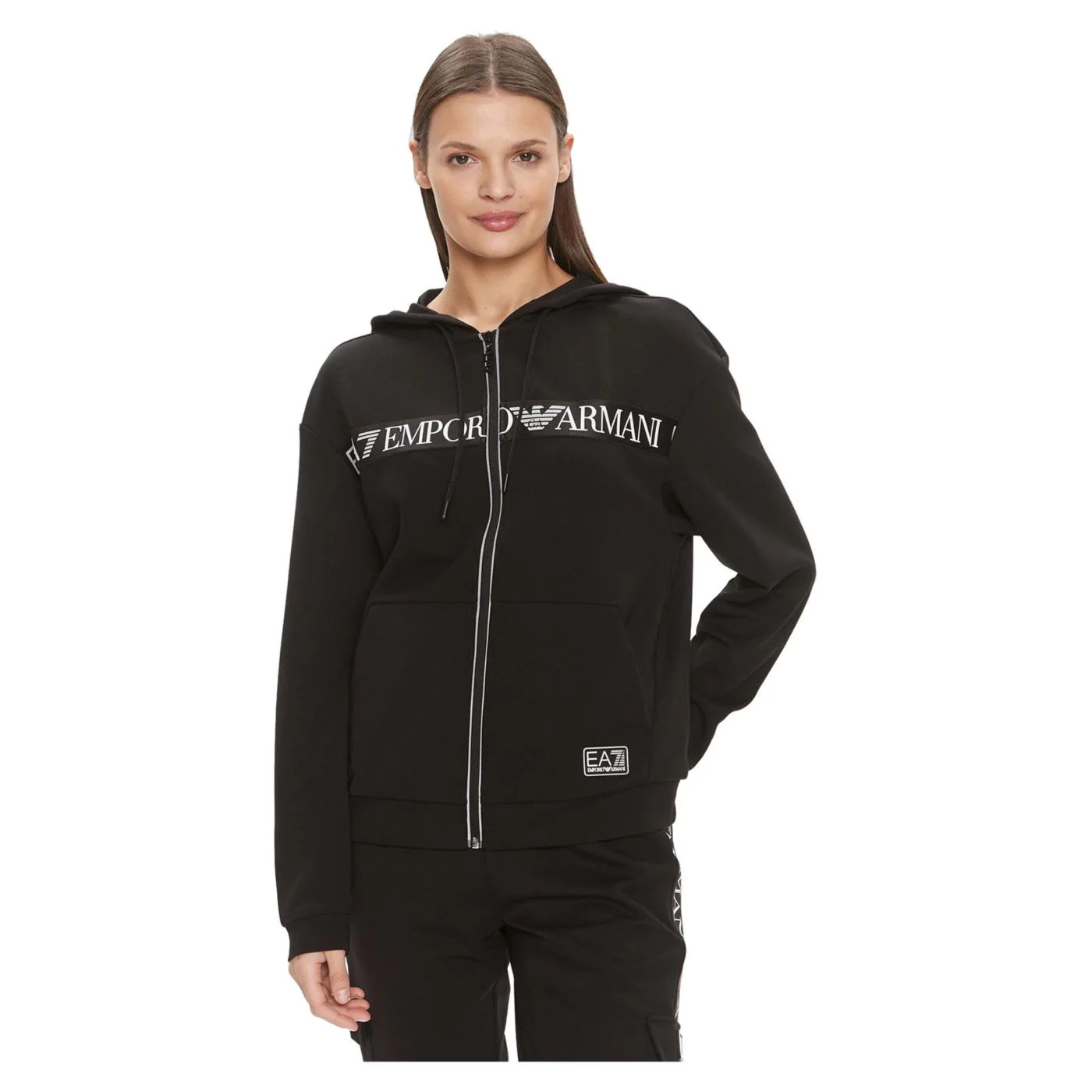 EMPORIO ARMANI 7 EA7 NATURAL VENTUS7 W HOODIE - Image 3