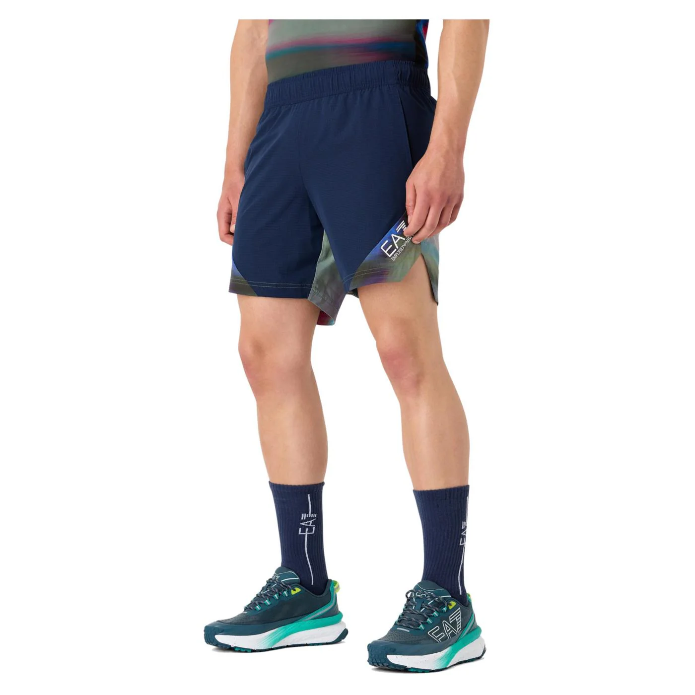EMPORIO ARMANI 7 EA7 TENNIS PRO GRAPHIC SHORTS - Image 3