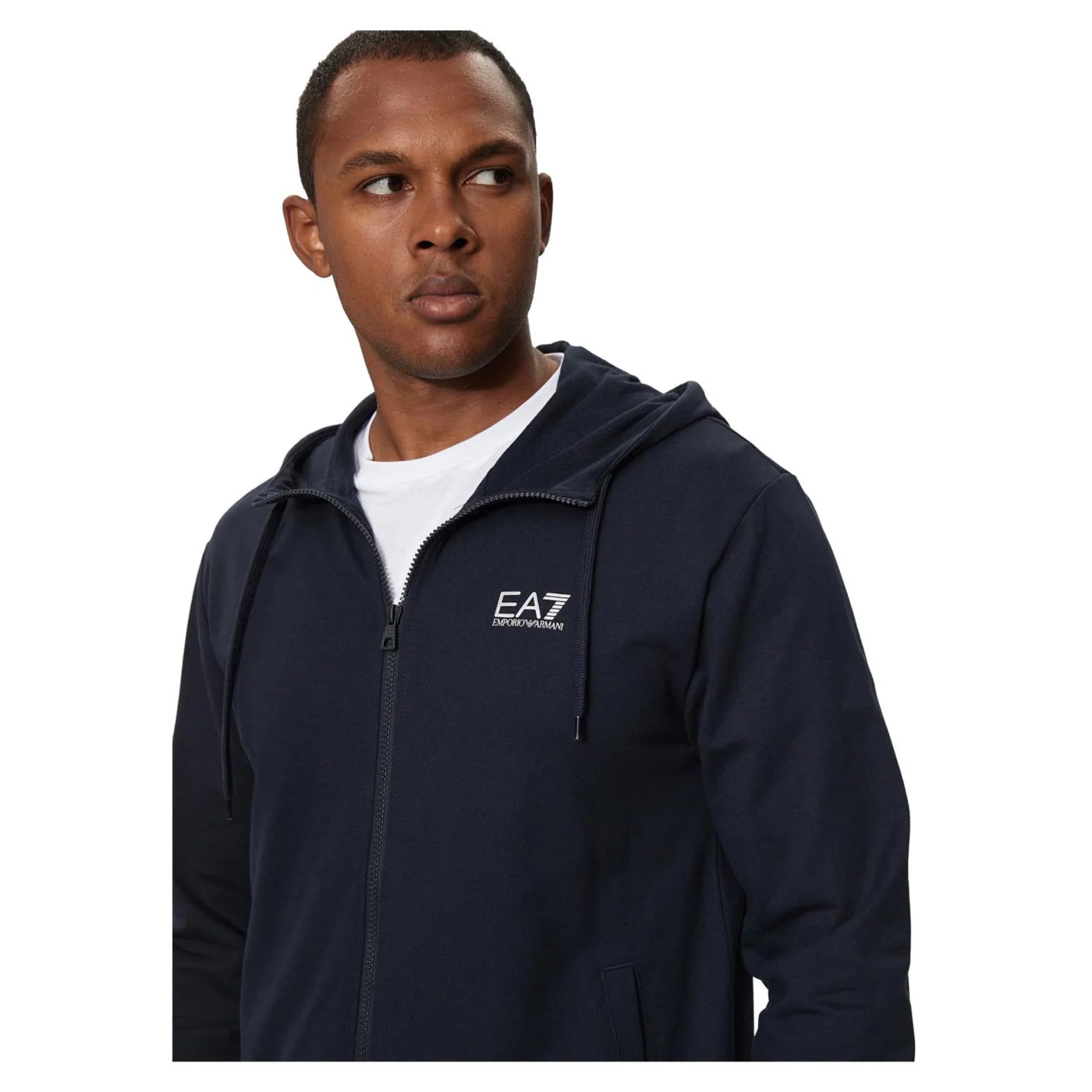 EMPORIO ARMANI 7 EA7 TRAIN CORE ID M HOODIE FZ - Image 3