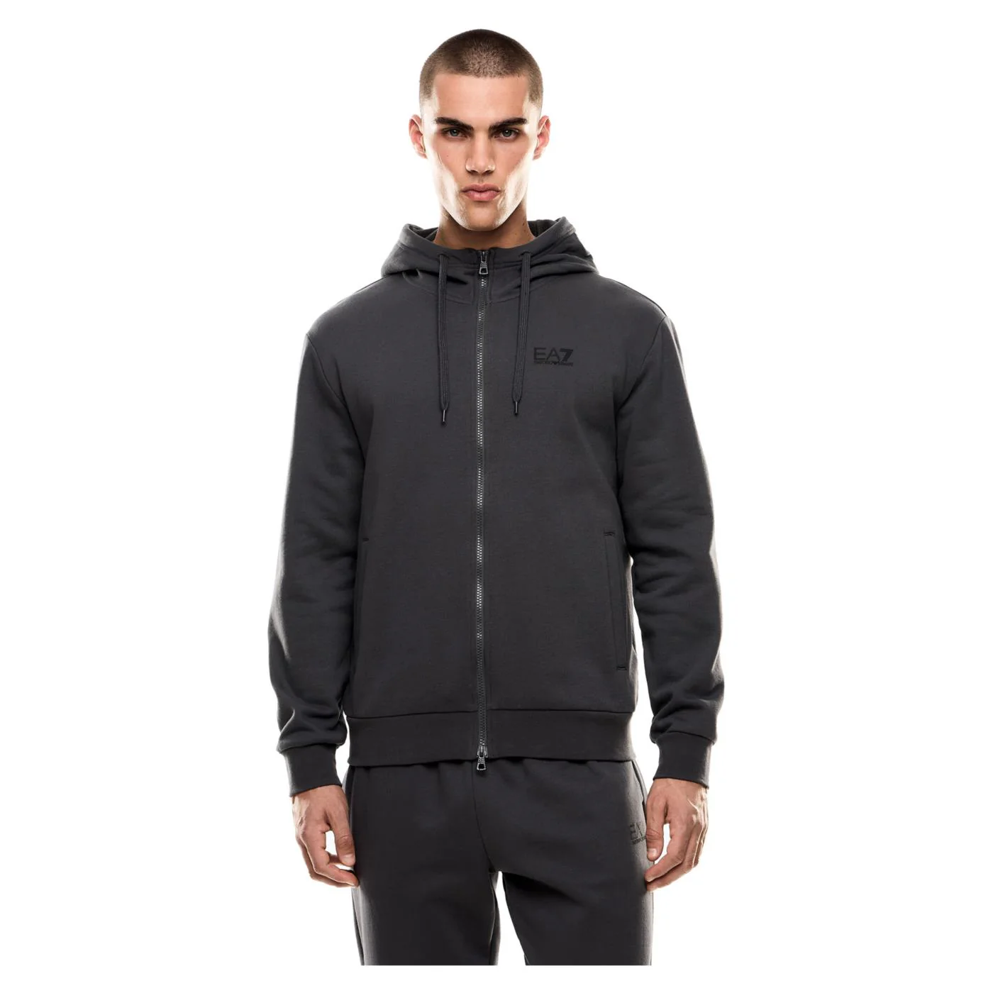 EMPORIO ARMANI 7 EA7 TRAIN CORE ID M HOODIE FZ - Image 2