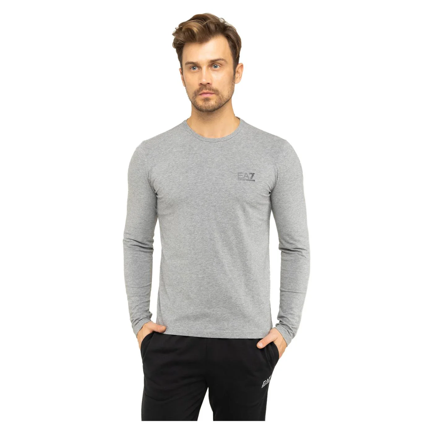 EMPORIO ARMANI 7 EA7 TRAIN CORE ID TEE LS - Image 2