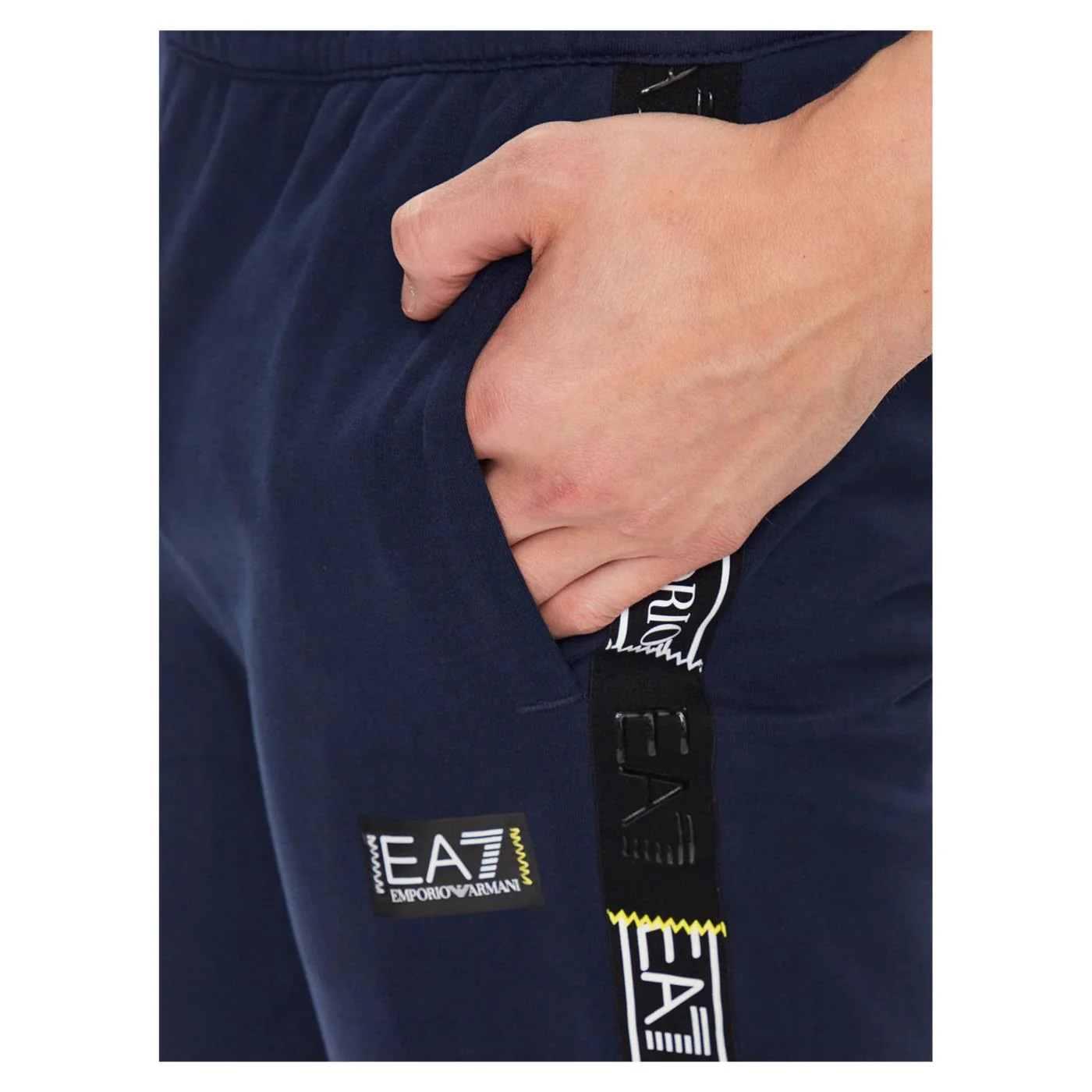 EMPORIO ARMANI 7 EA7 TRAIN LOGO PANTS - Image 3