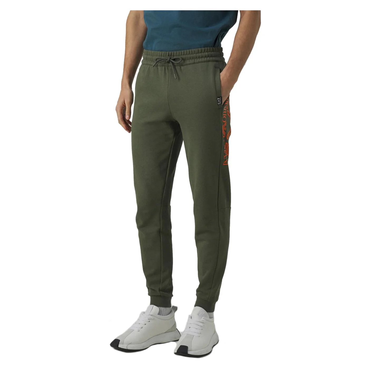 EMPORIO ARMANI 7 EA7 TRAIN LOGO PANTS - Image 2