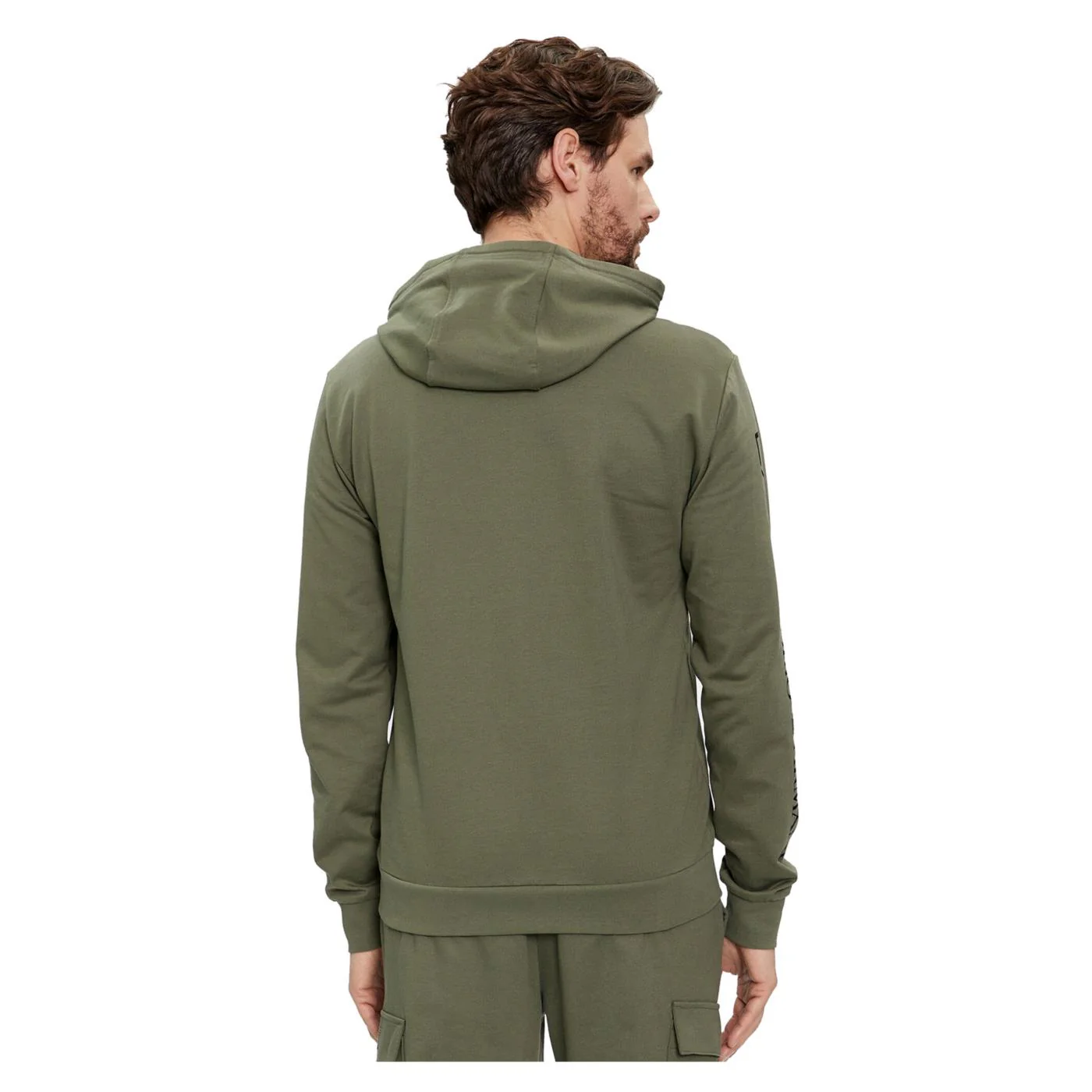 EMPORIO ARMANI 7 EA7 TRAIN LOGO SERIES HOODIE - Image 2
