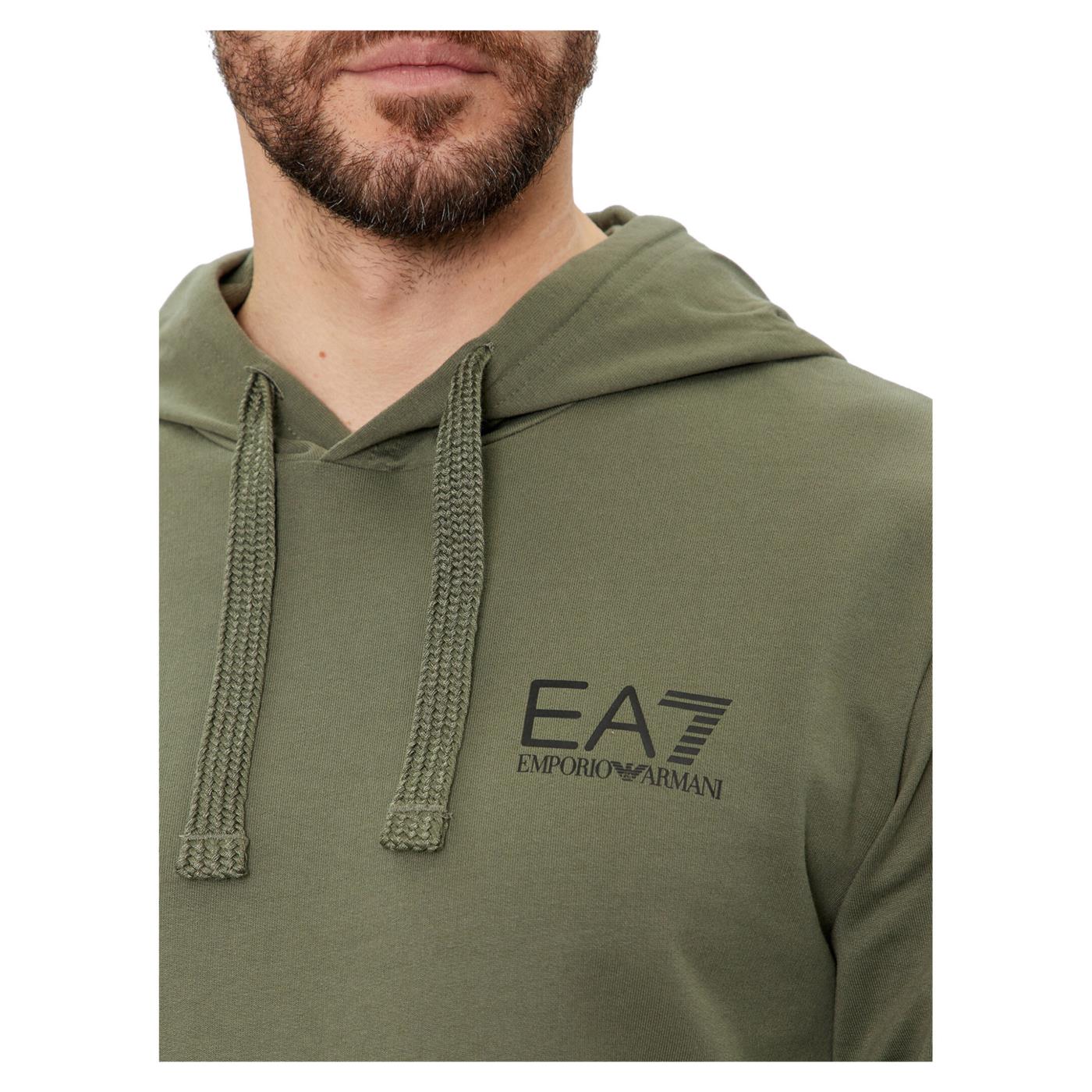EMPORIO ARMANI 7 EA7 TRAIN LOGO SERIES HOODIE - Image 4