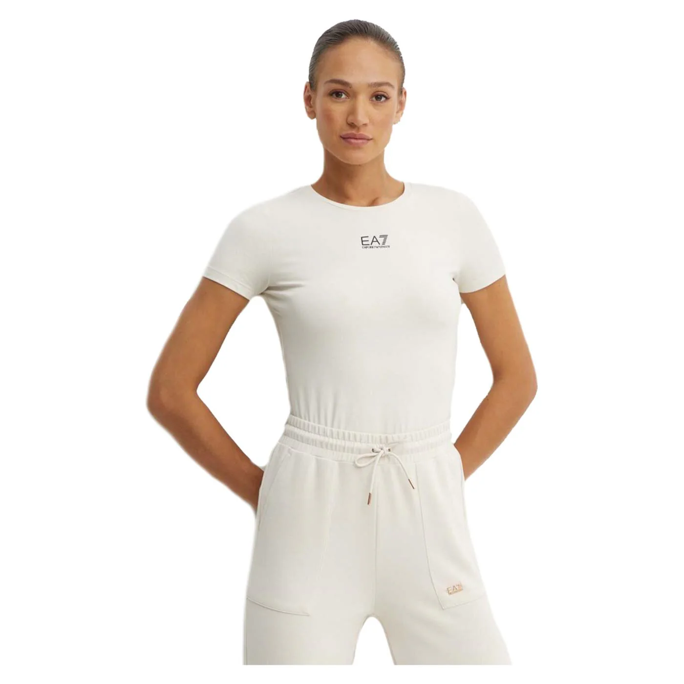 EMPORIO ARMANI 7 EA7 TRAIN LOGO SERIES W TEE - Image 2